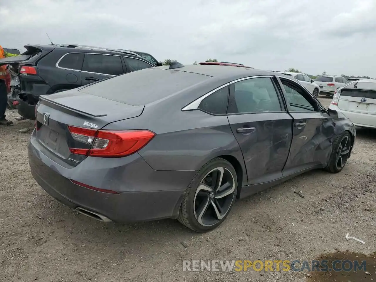 3 Photograph of a damaged car 1HGCV1F35LA104697 HONDA ACCORD 2020