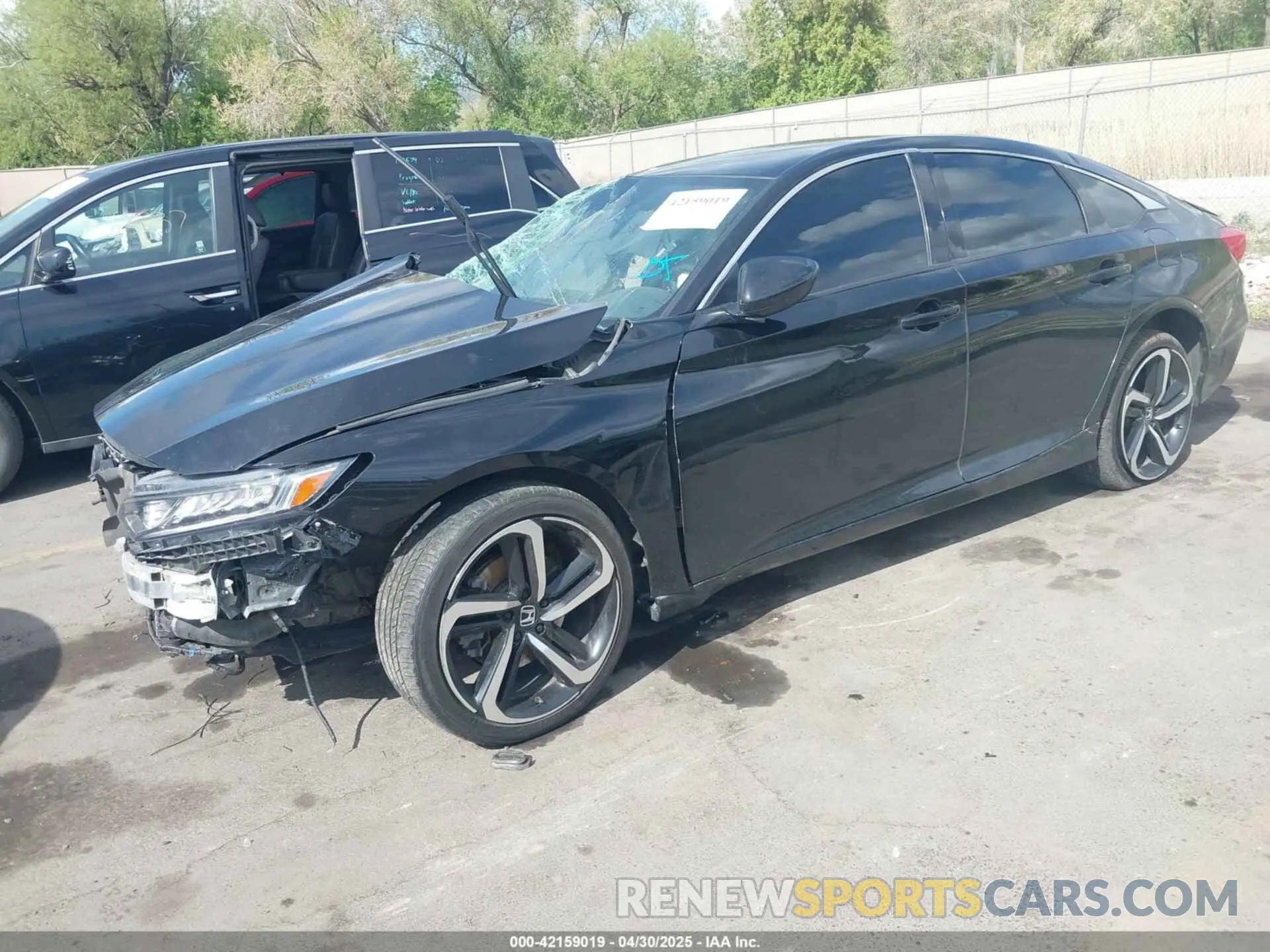 2 Photograph of a damaged car 1HGCV1F35LA123105 HONDA ACCORD 2020