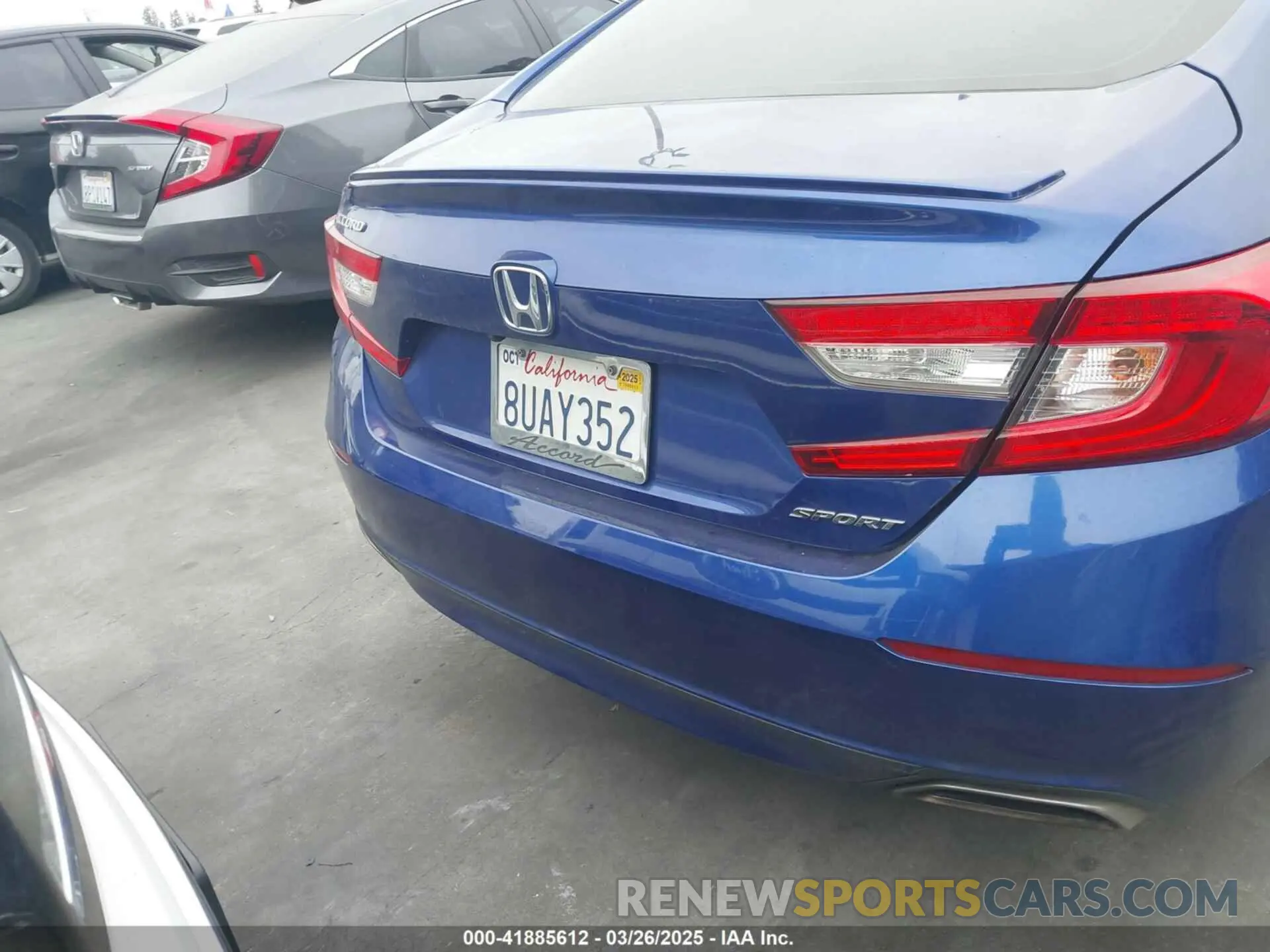 16 Photograph of a damaged car 1HGCV1F35LA123752 HONDA ACCORD 2020