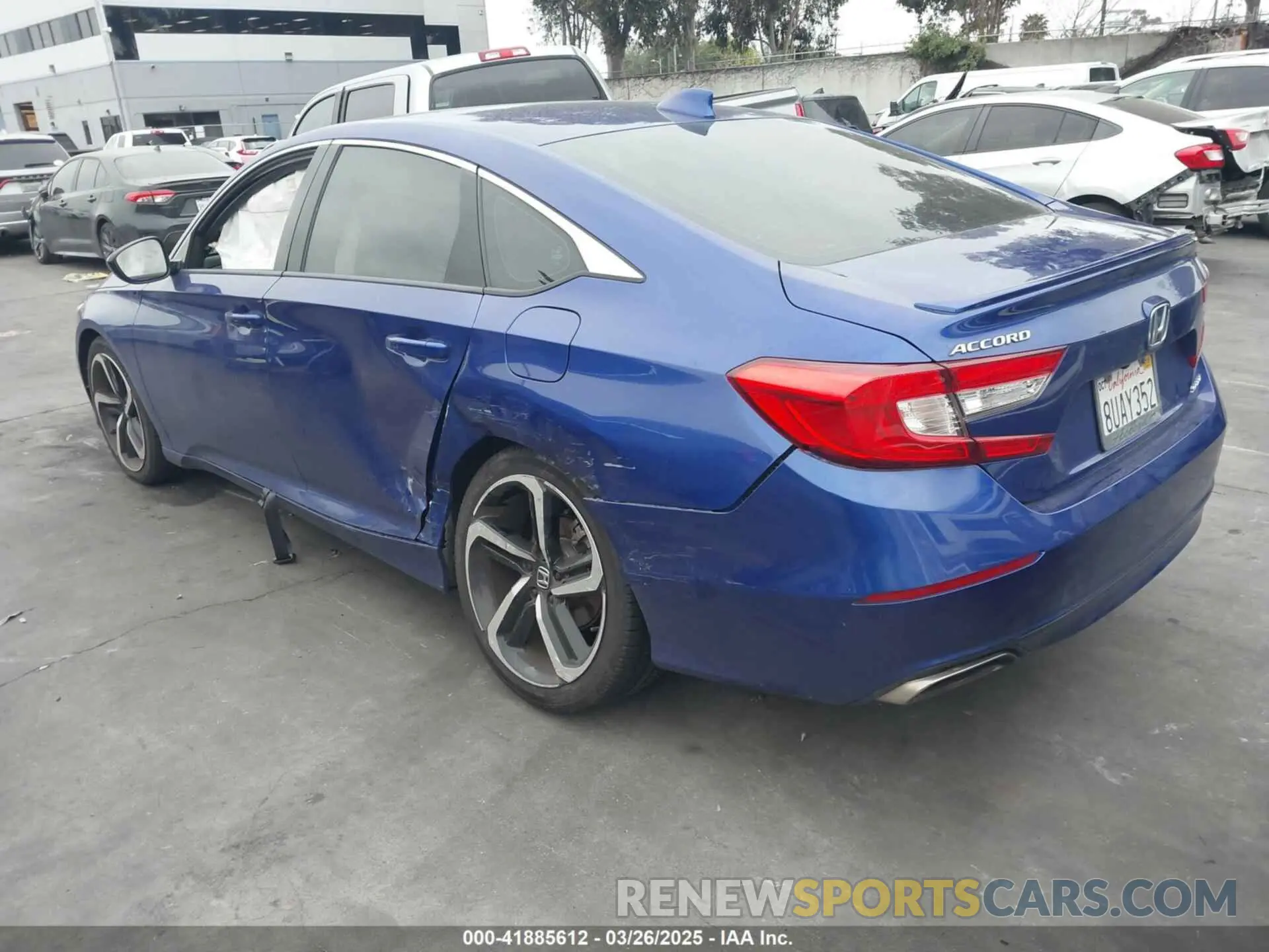 3 Photograph of a damaged car 1HGCV1F35LA123752 HONDA ACCORD 2020