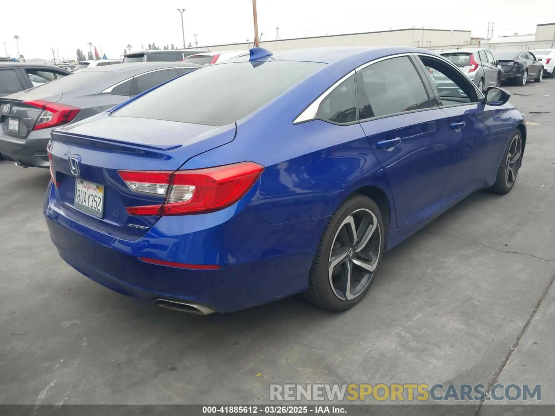 4 Photograph of a damaged car 1HGCV1F35LA123752 HONDA ACCORD 2020