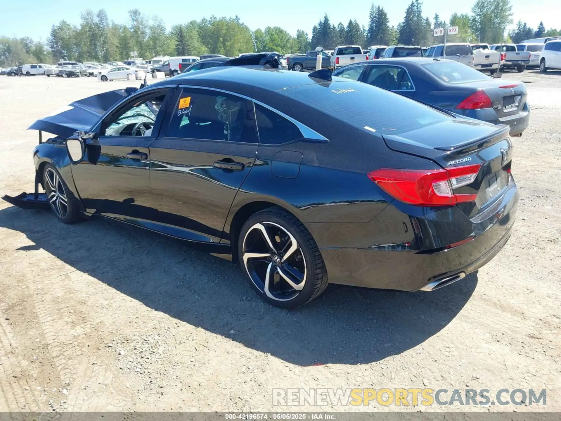 3 Photograph of a damaged car 1HGCV1F35LA139434 HONDA ACCORD 2020