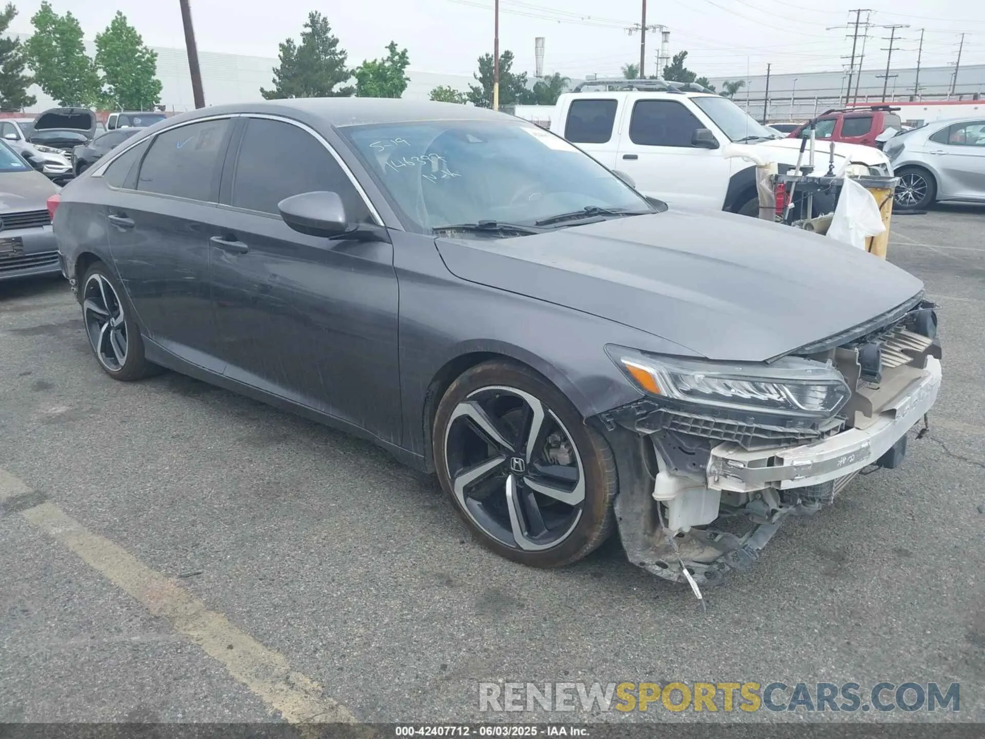 1 Photograph of a damaged car 1HGCV1F35LA146397 HONDA ACCORD 2020