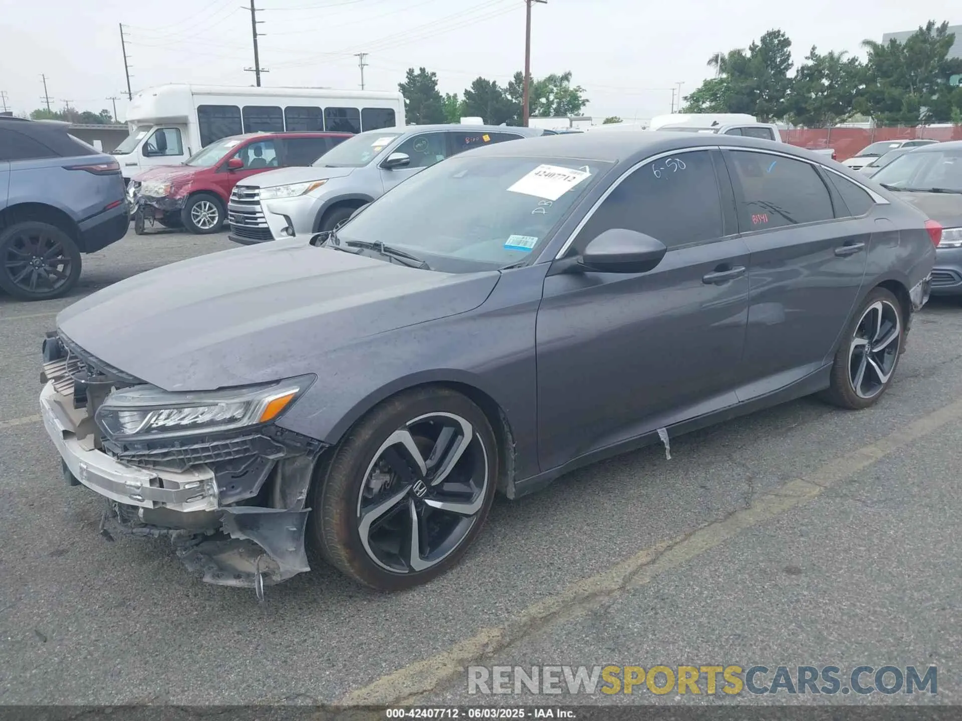 2 Photograph of a damaged car 1HGCV1F35LA146397 HONDA ACCORD 2020
