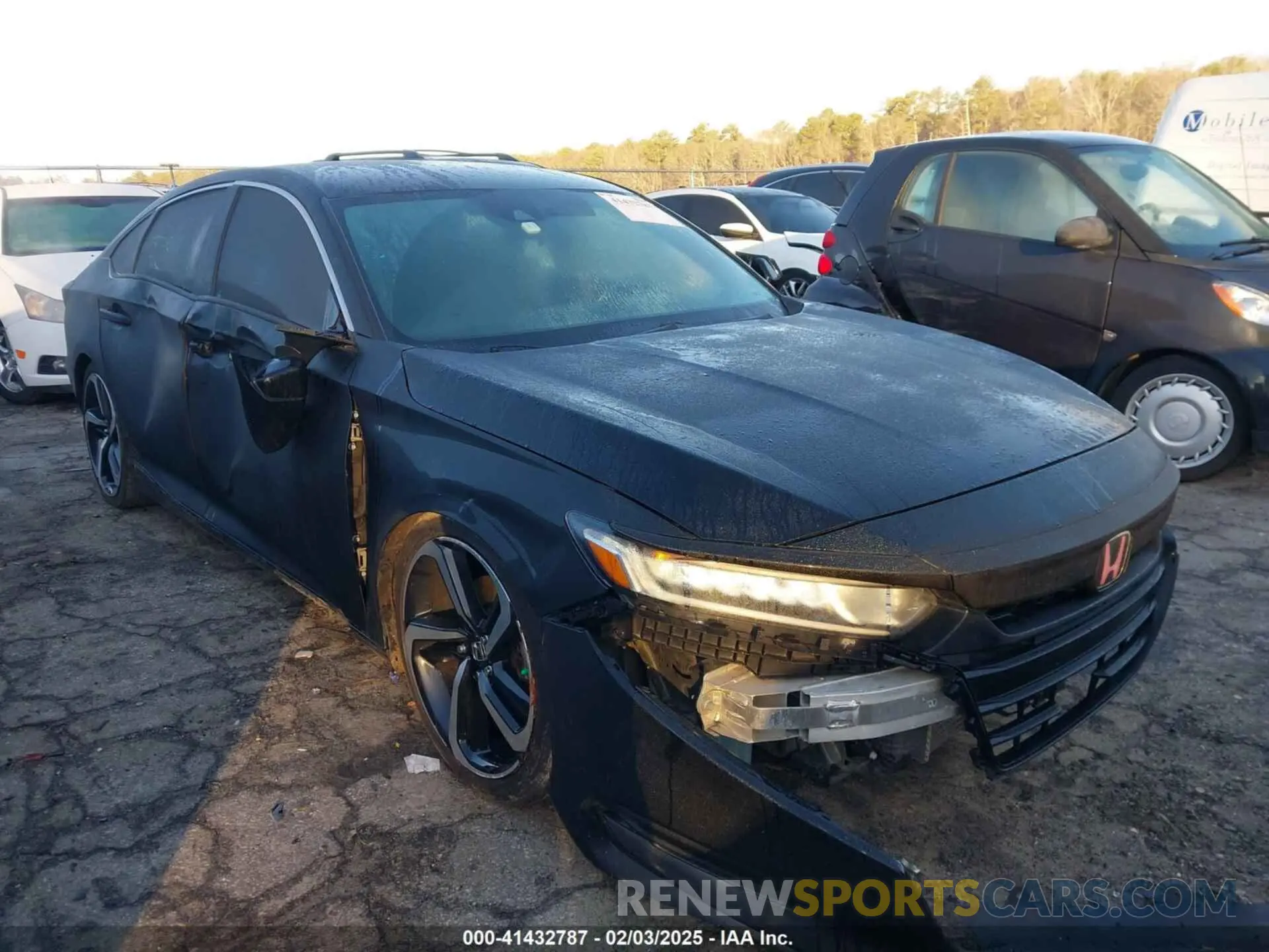 1 Photograph of a damaged car 1HGCV1F35LA146819 HONDA ACCORD 2020