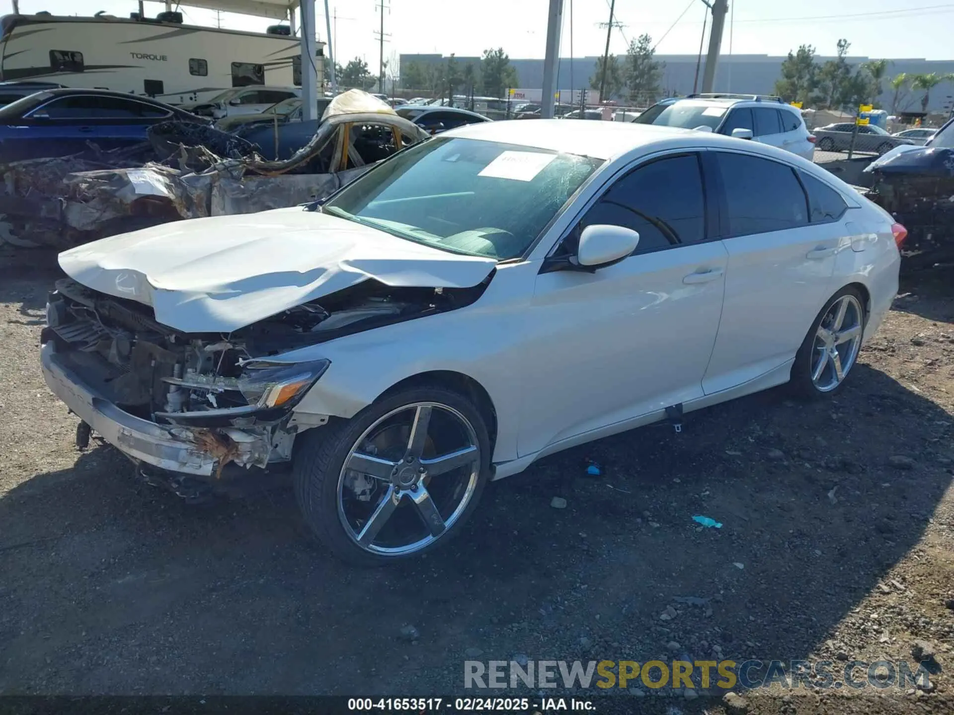 2 Photograph of a damaged car 1HGCV1F36LA012644 HONDA ACCORD 2020