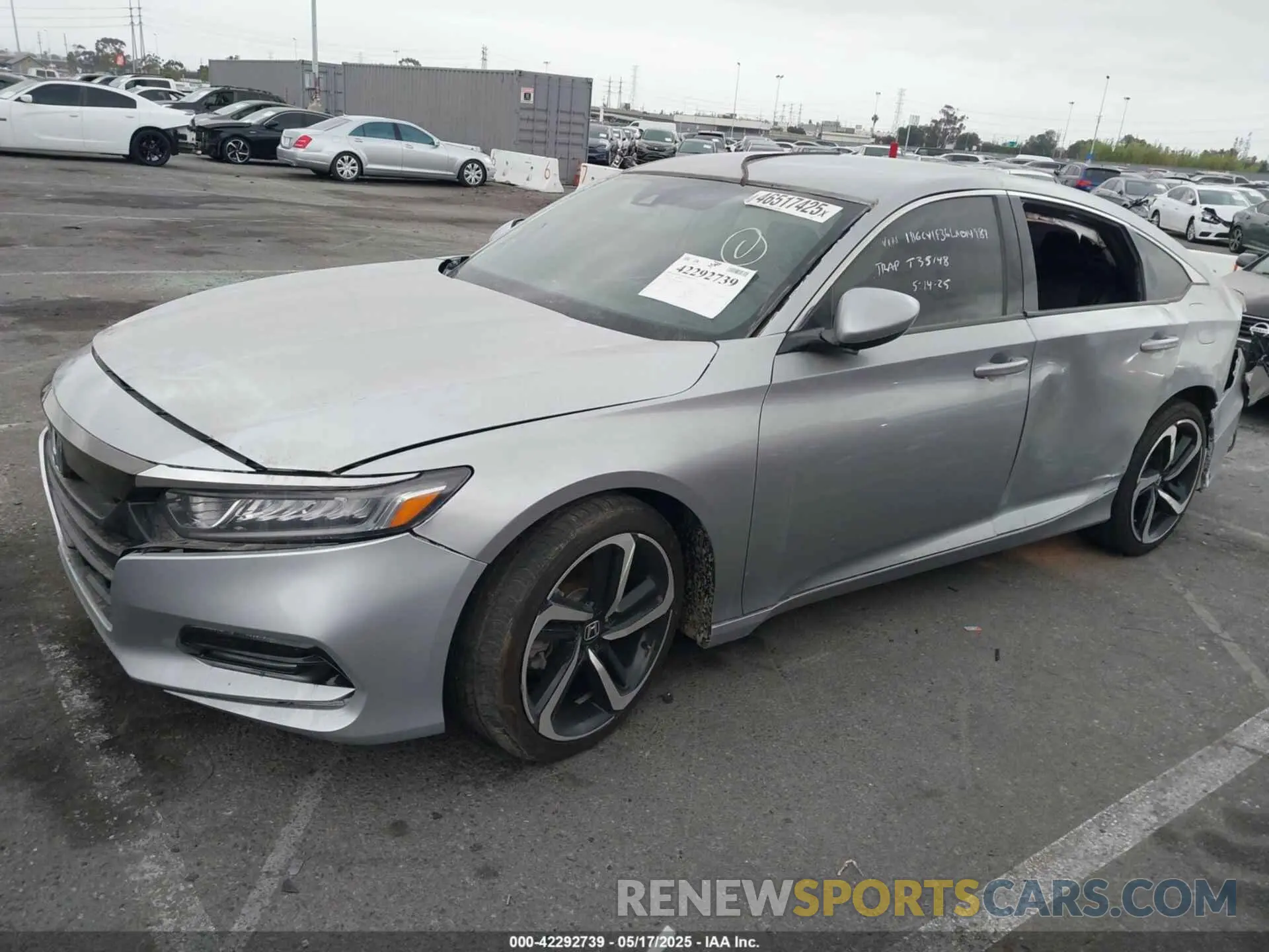 2 Photograph of a damaged car 1HGCV1F36LA014989 HONDA ACCORD 2020