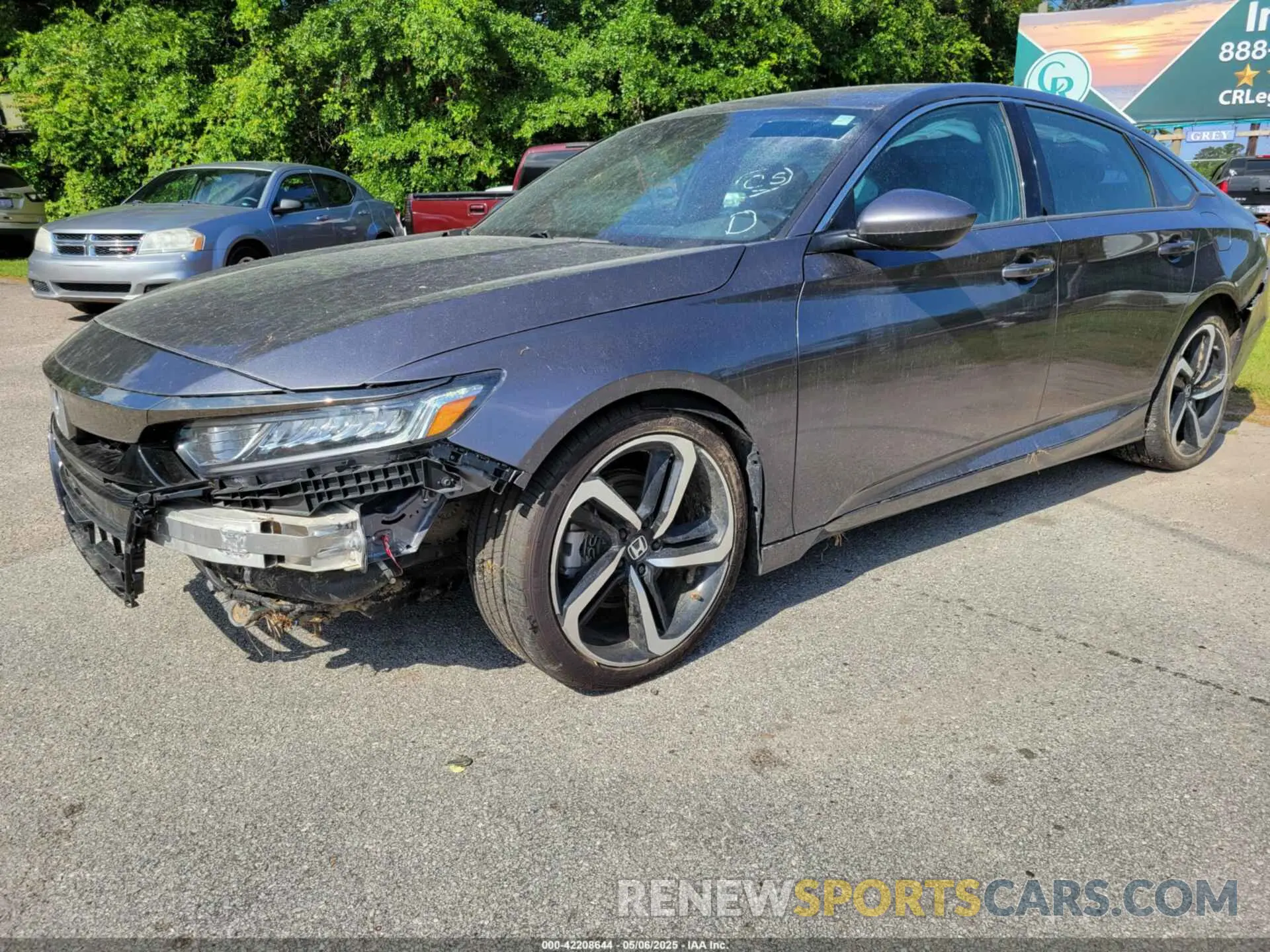 2 Photograph of a damaged car 1HGCV1F36LA018475 HONDA ACCORD 2020