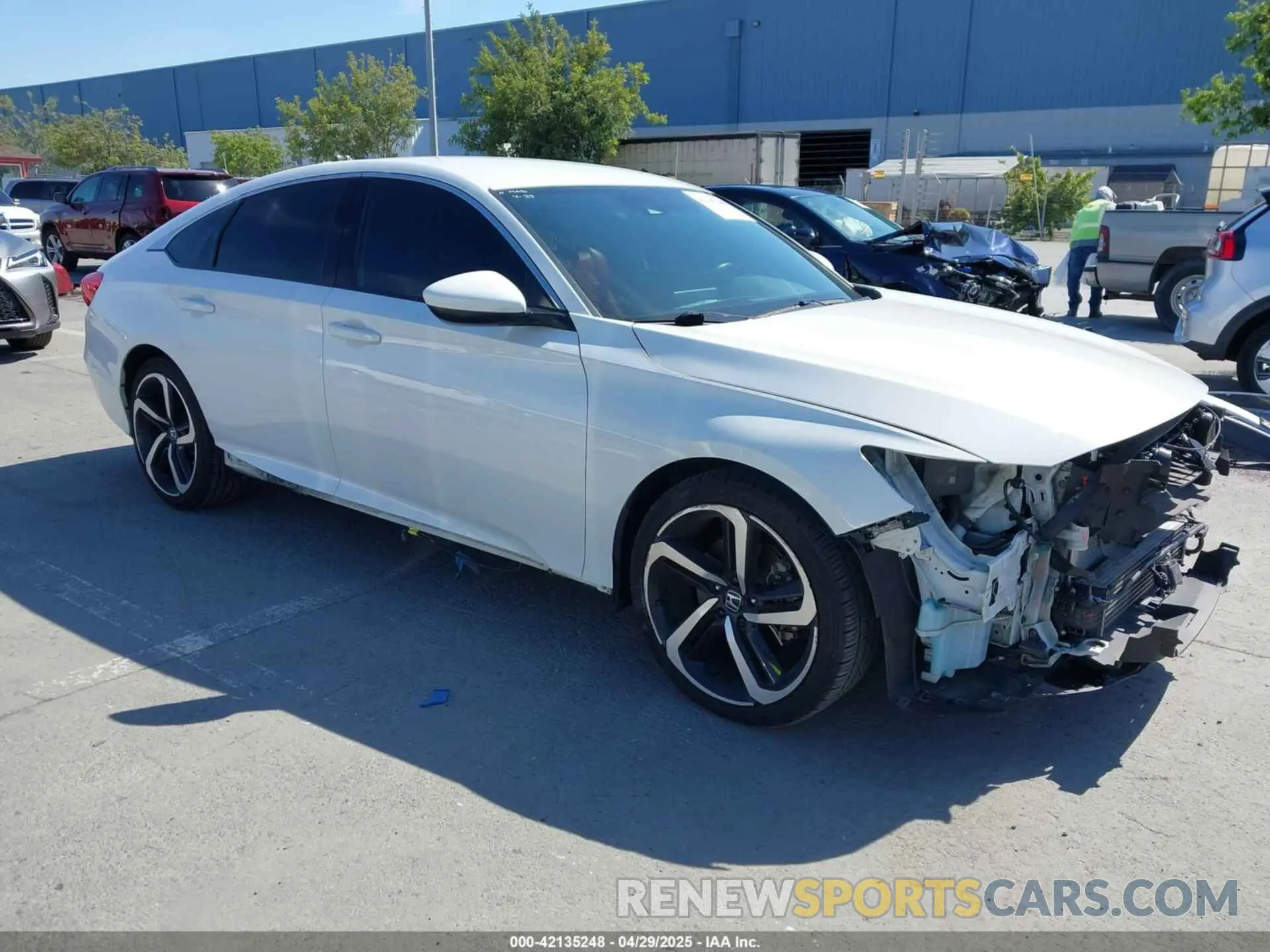 1 Photograph of a damaged car 1HGCV1F36LA023210 HONDA ACCORD 2020