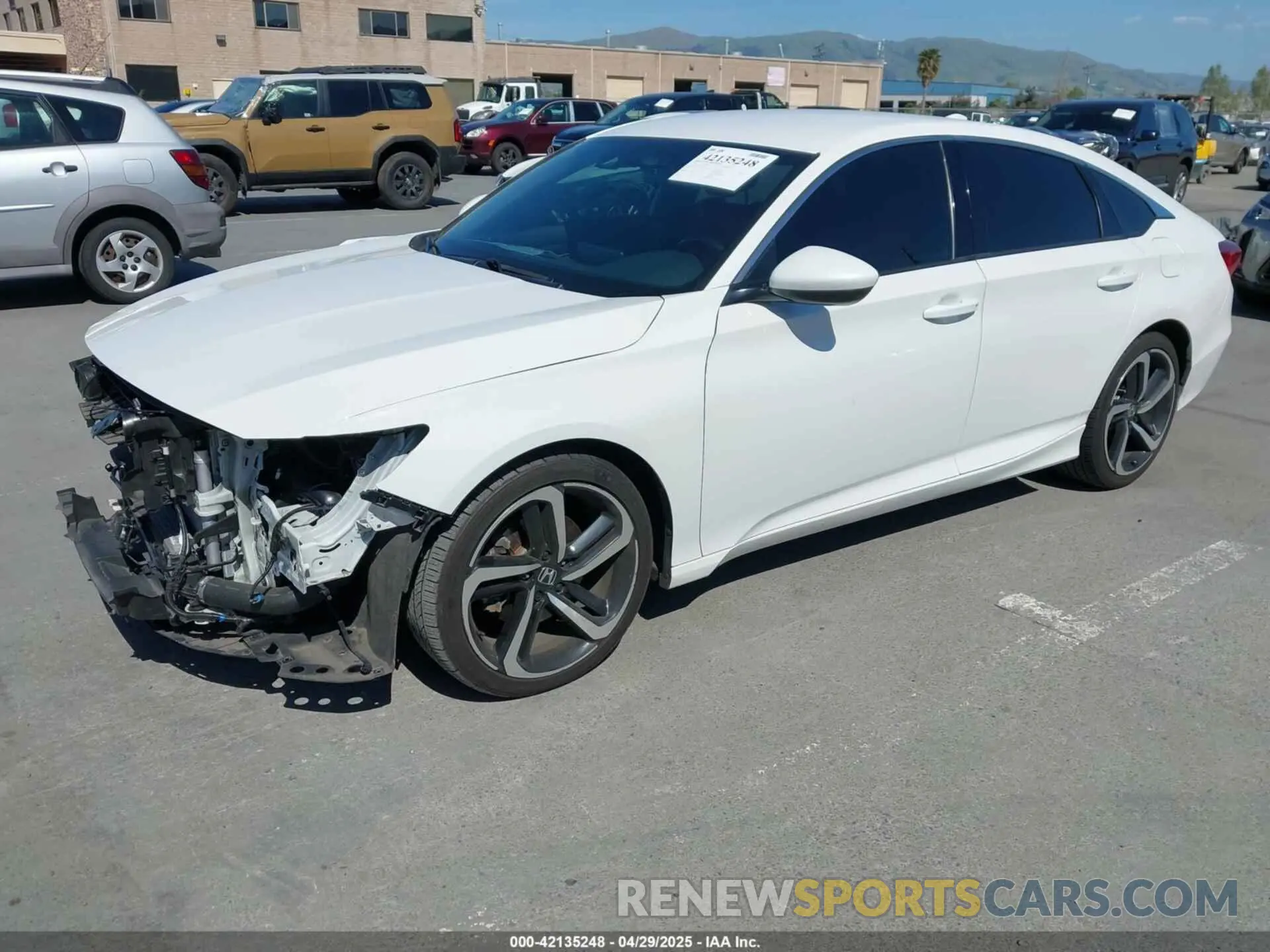 2 Photograph of a damaged car 1HGCV1F36LA023210 HONDA ACCORD 2020