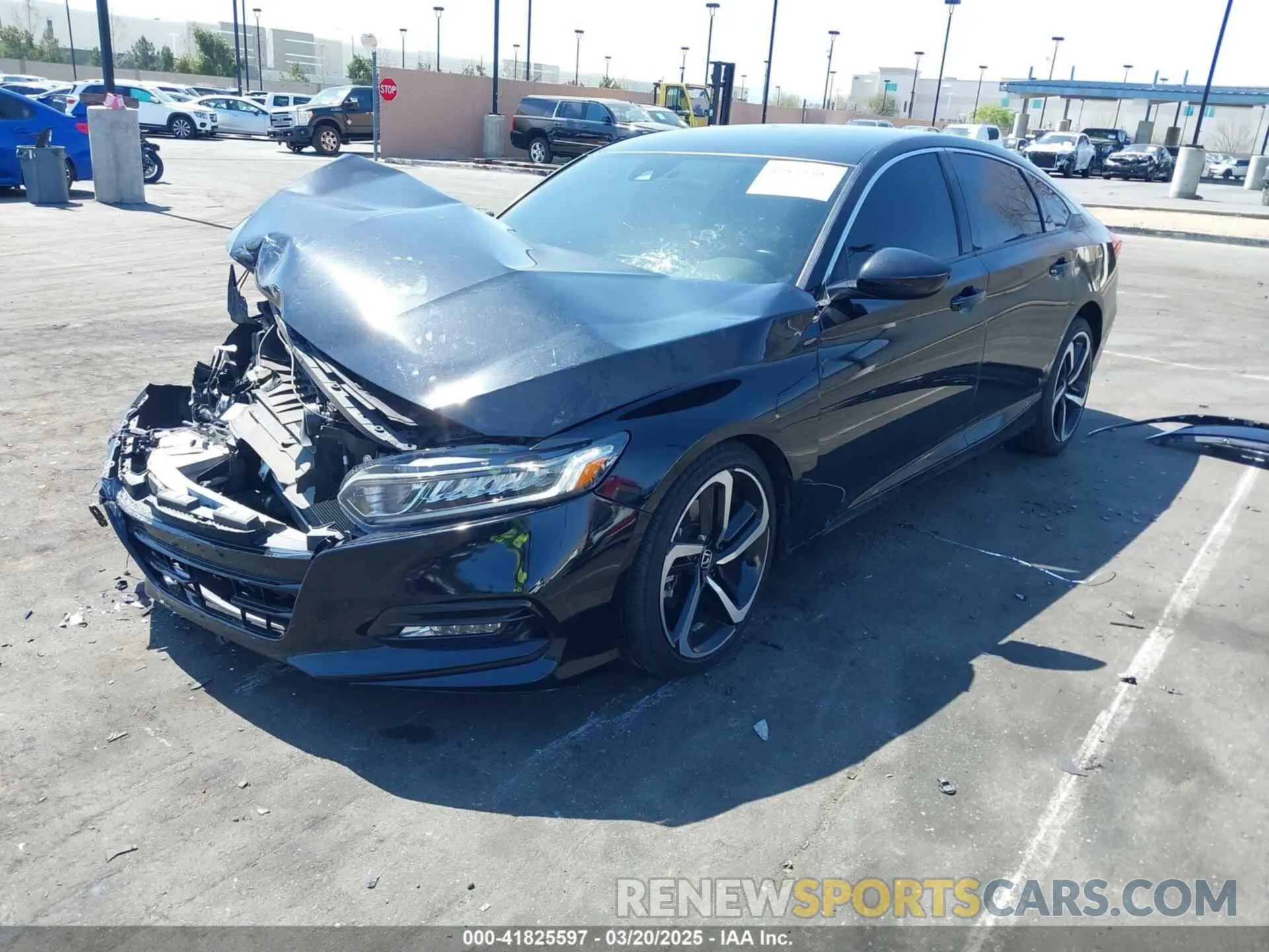 2 Photograph of a damaged car 1HGCV1F36LA066333 HONDA ACCORD 2020