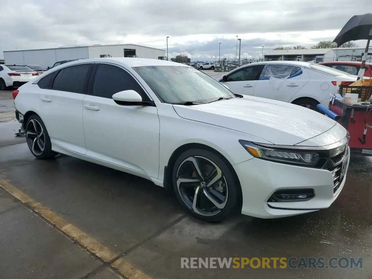 4 Photograph of a damaged car 1HGCV1F36LA086632 HONDA ACCORD 2020