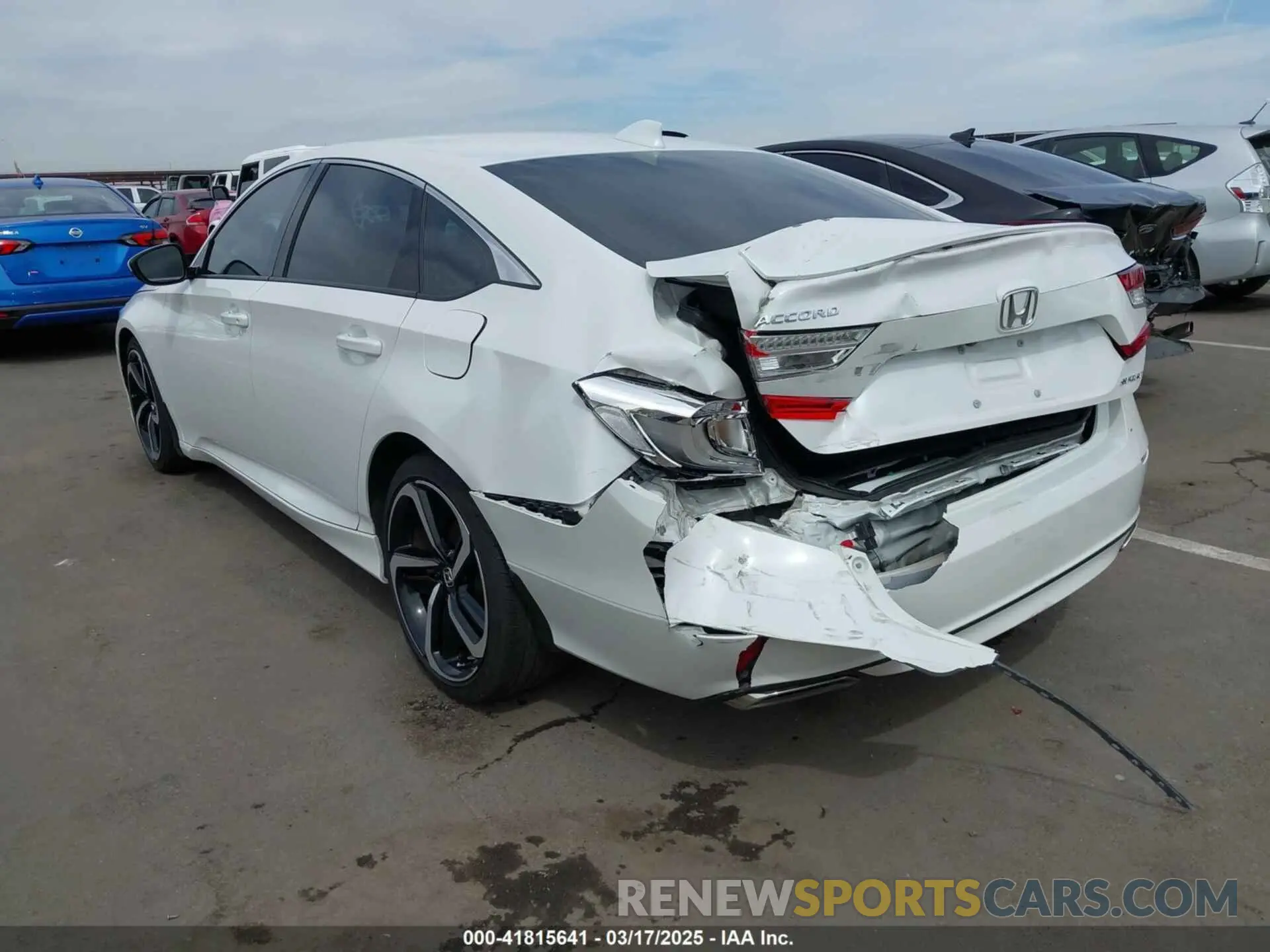 3 Photograph of a damaged car 1HGCV1F36LA108077 HONDA ACCORD 2020