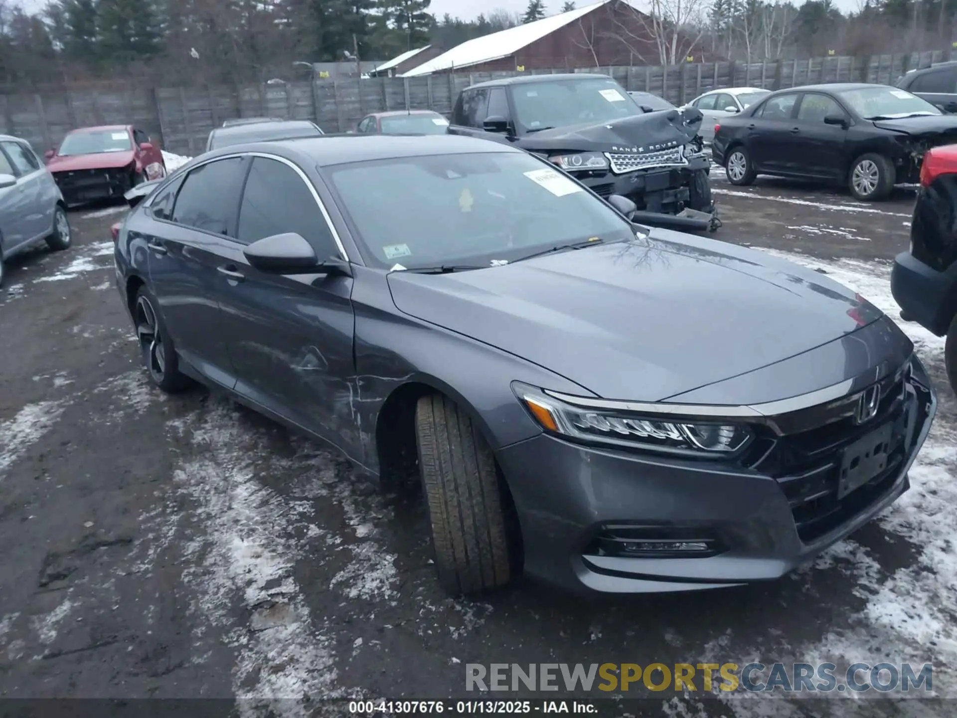 1 Photograph of a damaged car 1HGCV1F36LA121752 HONDA ACCORD 2020