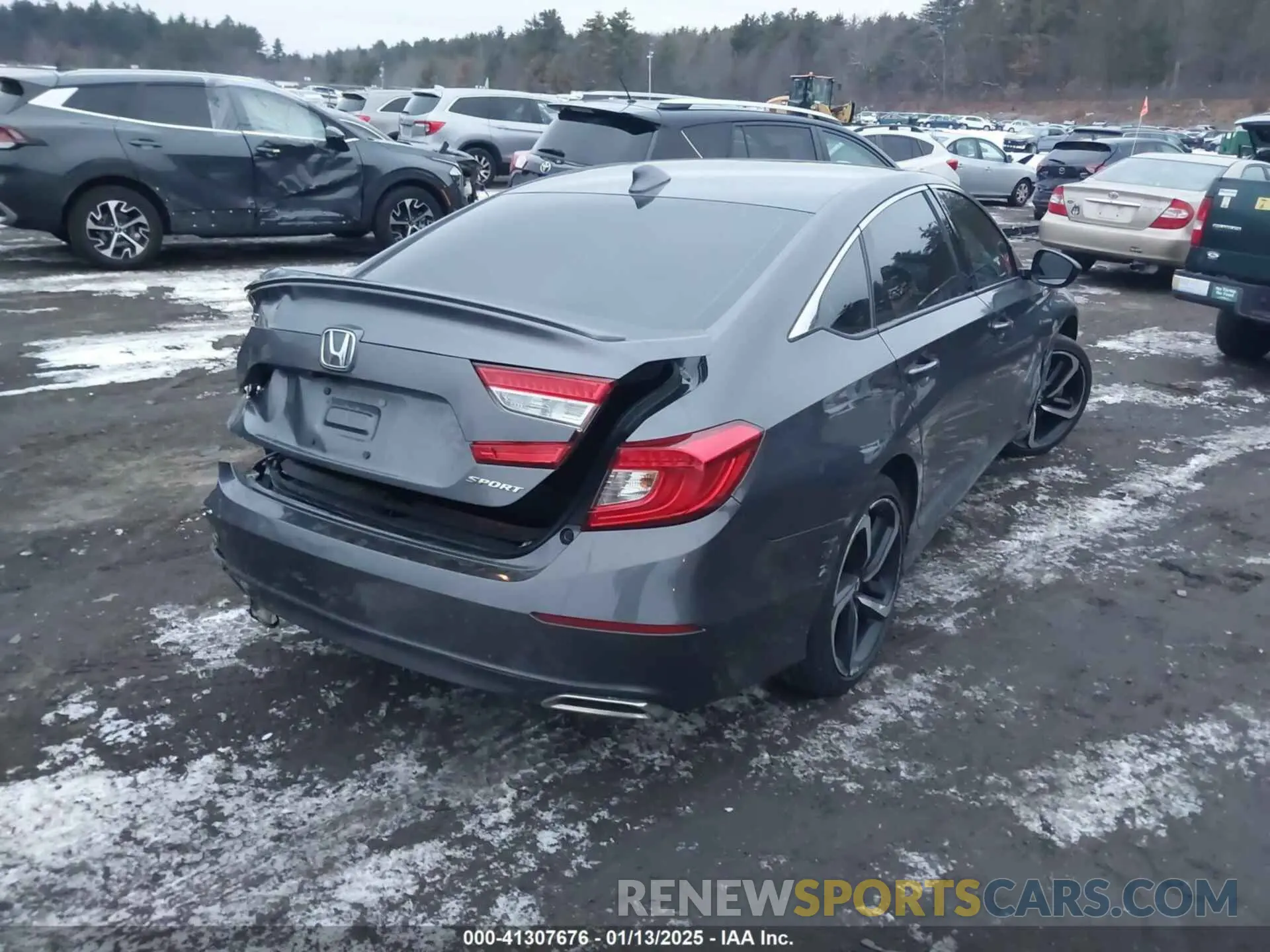 4 Photograph of a damaged car 1HGCV1F36LA121752 HONDA ACCORD 2020