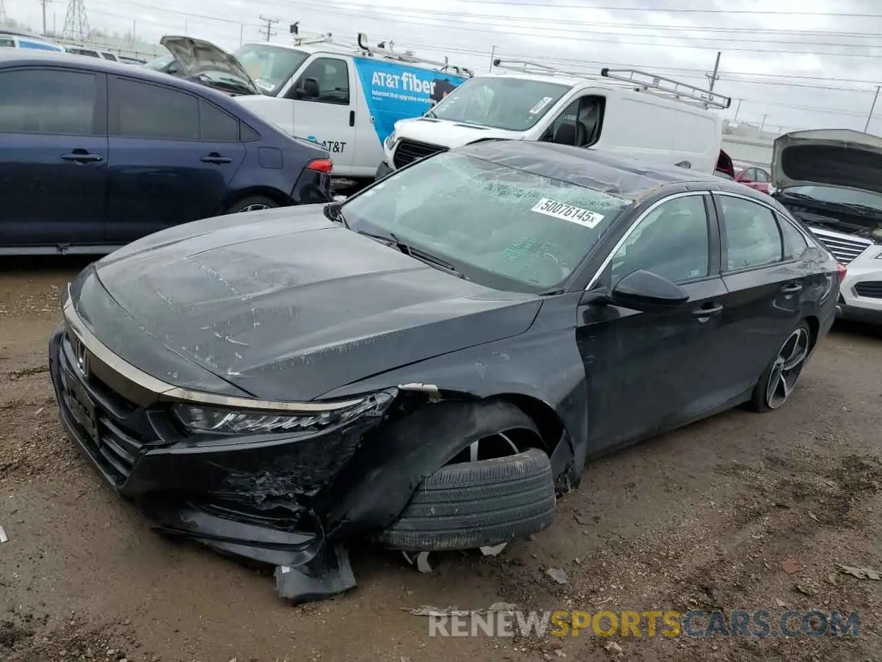 1 Photograph of a damaged car 1HGCV1F36LA140012 HONDA ACCORD 2020