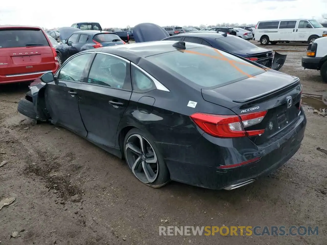 2 Photograph of a damaged car 1HGCV1F36LA140012 HONDA ACCORD 2020