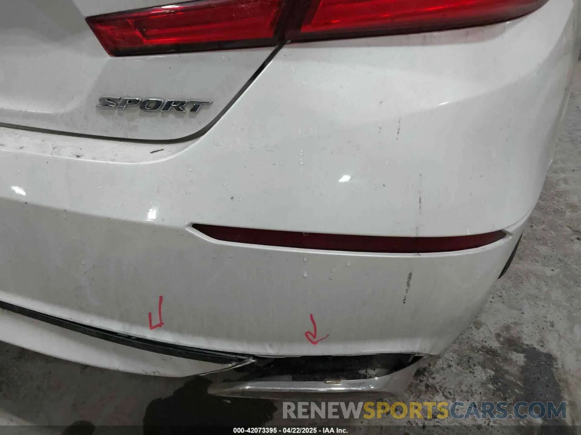 20 Photograph of a damaged car 1HGCV1F36LA143928 HONDA ACCORD 2020