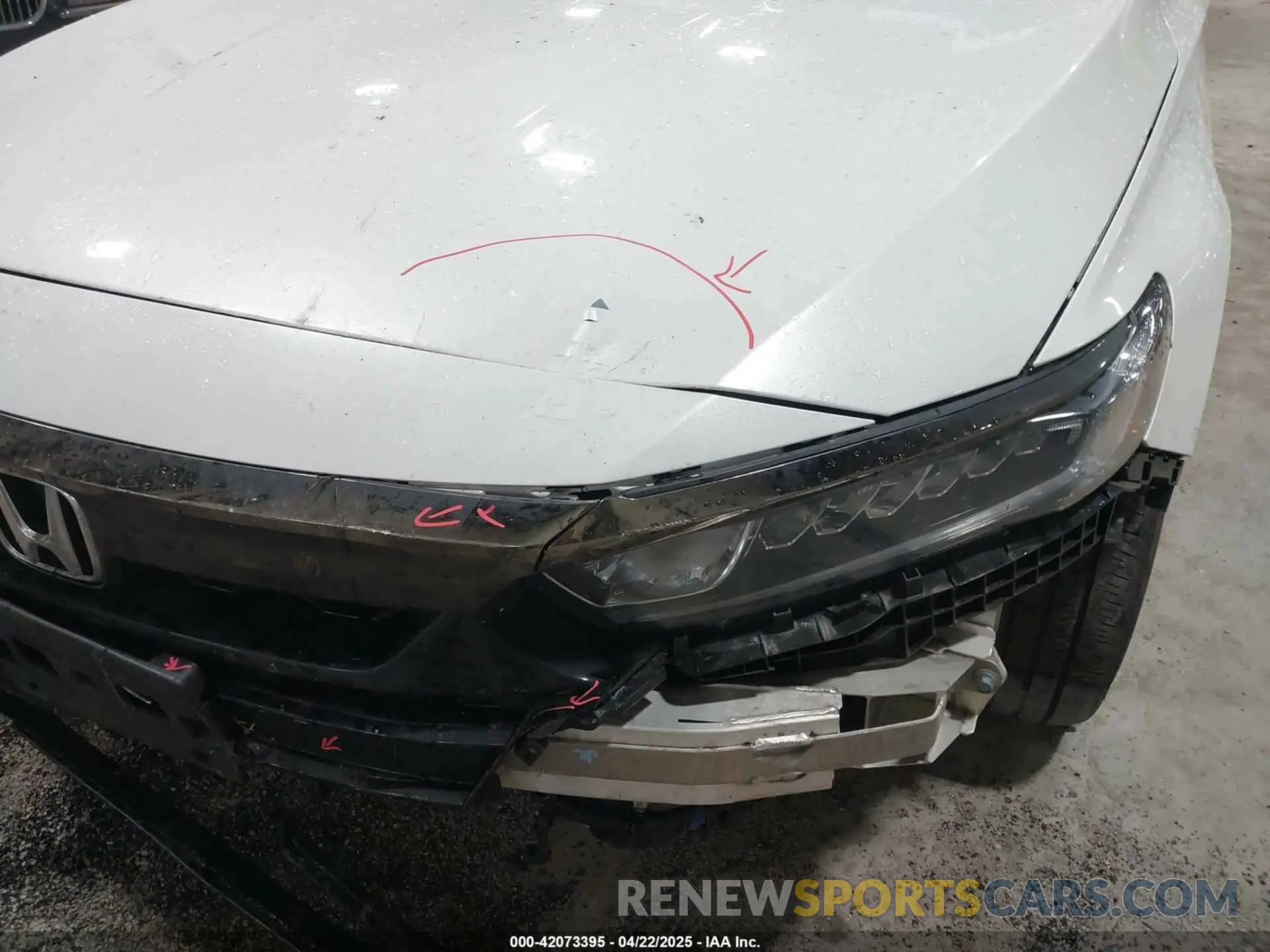 21 Photograph of a damaged car 1HGCV1F36LA143928 HONDA ACCORD 2020