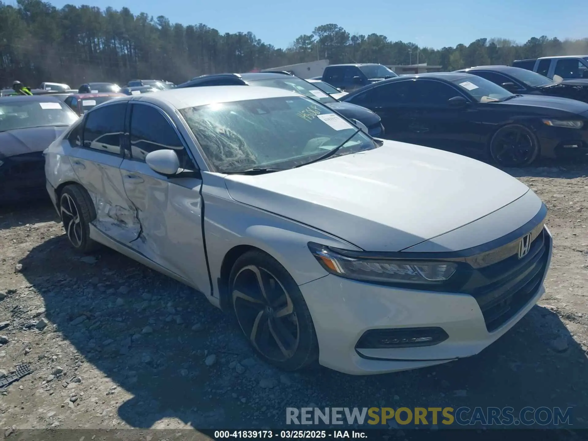 1 Photograph of a damaged car 1HGCV1F36LA145064 HONDA ACCORD 2020