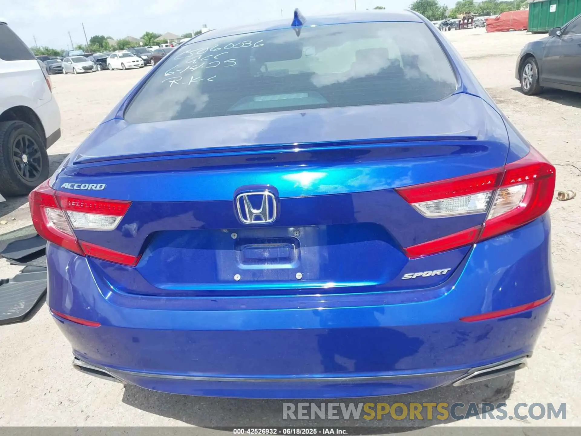 16 Photograph of a damaged car 1HGCV1F36LA145744 HONDA ACCORD 2020