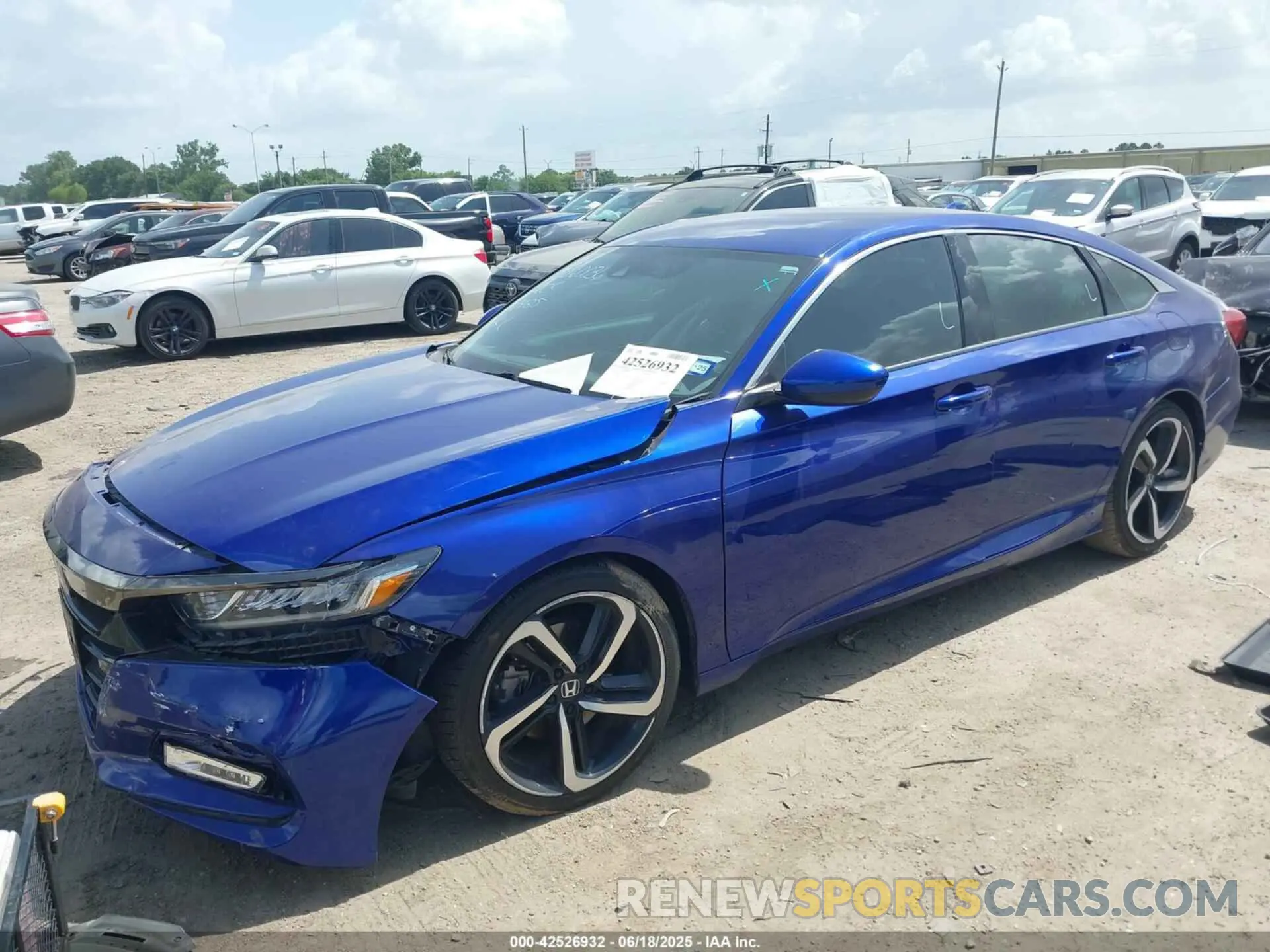 2 Photograph of a damaged car 1HGCV1F36LA145744 HONDA ACCORD 2020