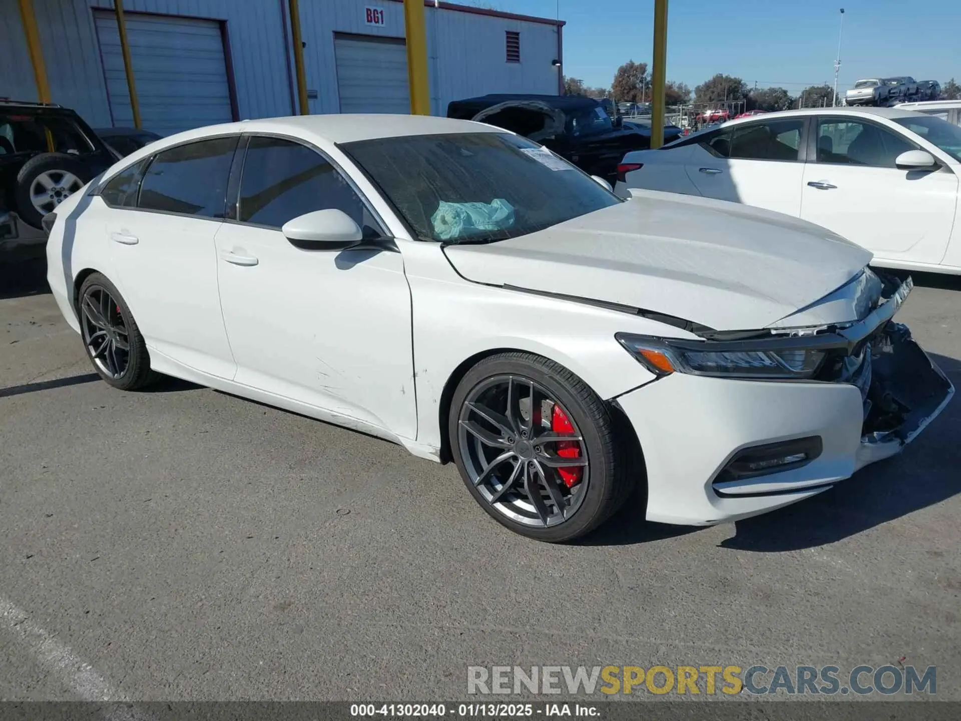 1 Photograph of a damaged car 1HGCV1F36LA151205 HONDA ACCORD 2020