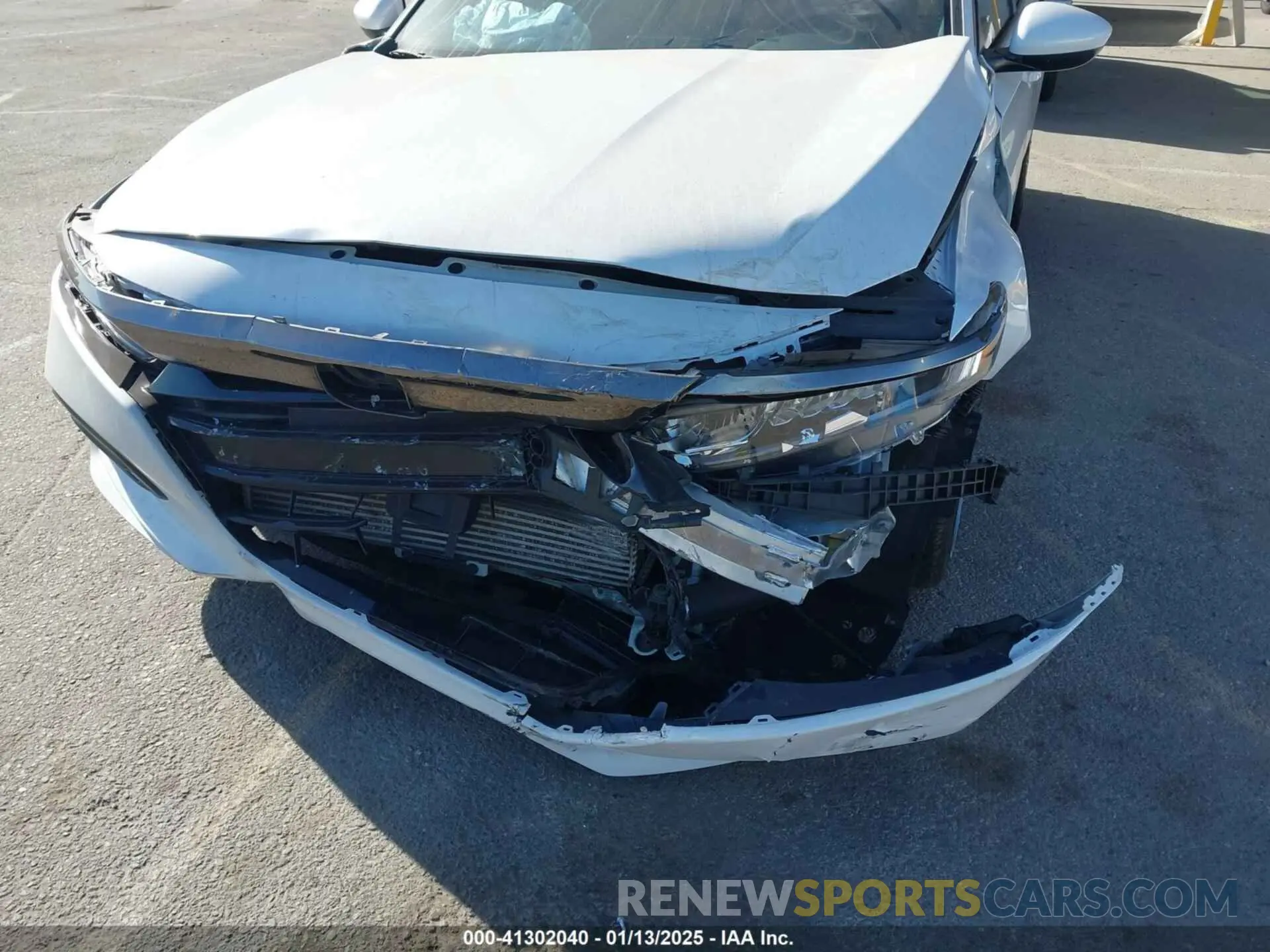 6 Photograph of a damaged car 1HGCV1F36LA151205 HONDA ACCORD 2020