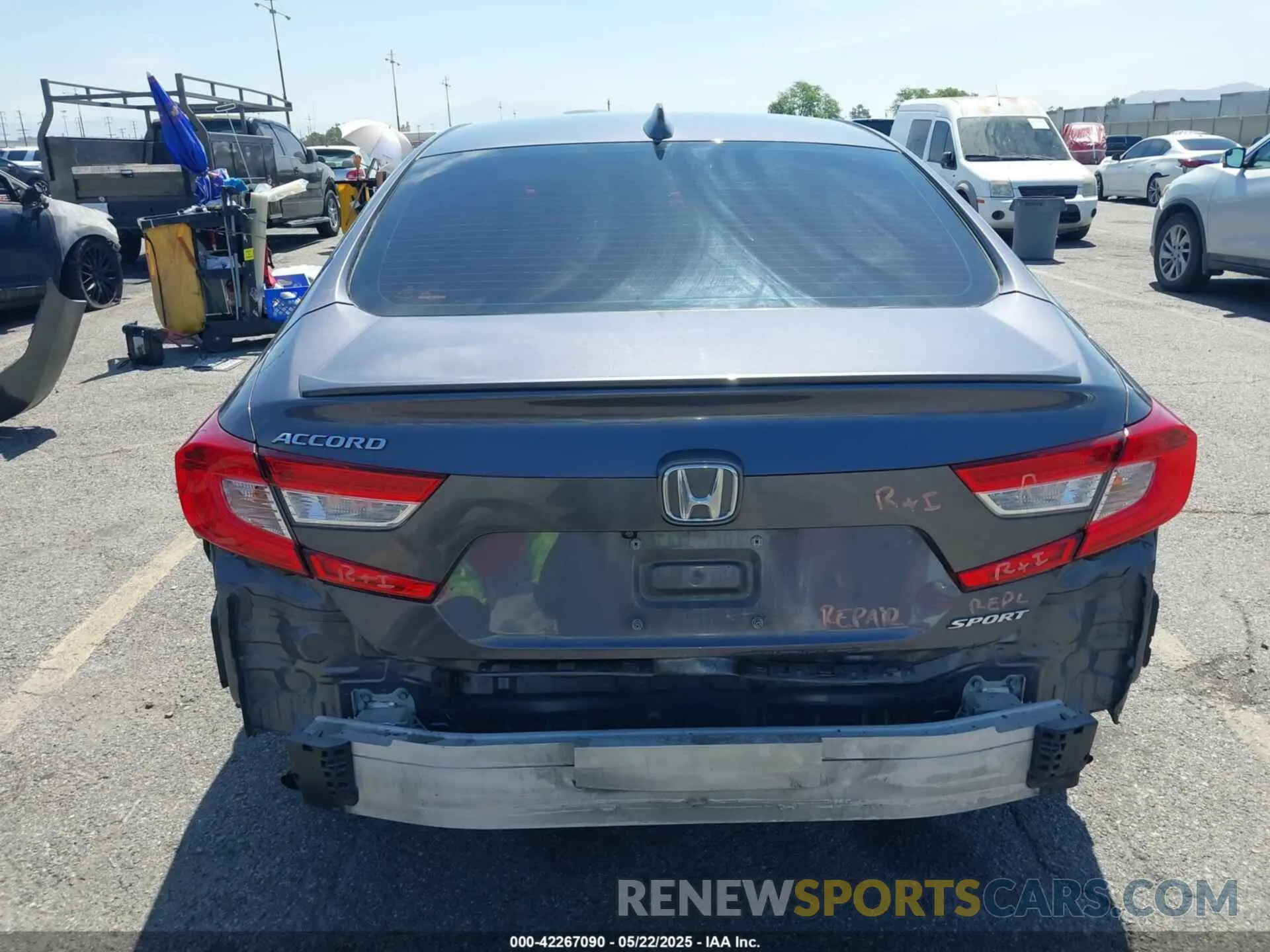 17 Photograph of a damaged car 1HGCV1F37LA017755 HONDA ACCORD 2020
