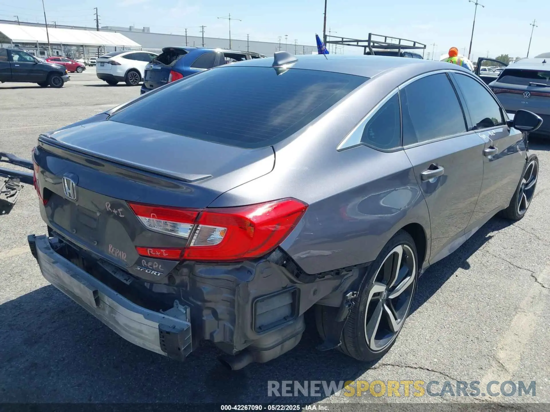 4 Photograph of a damaged car 1HGCV1F37LA017755 HONDA ACCORD 2020