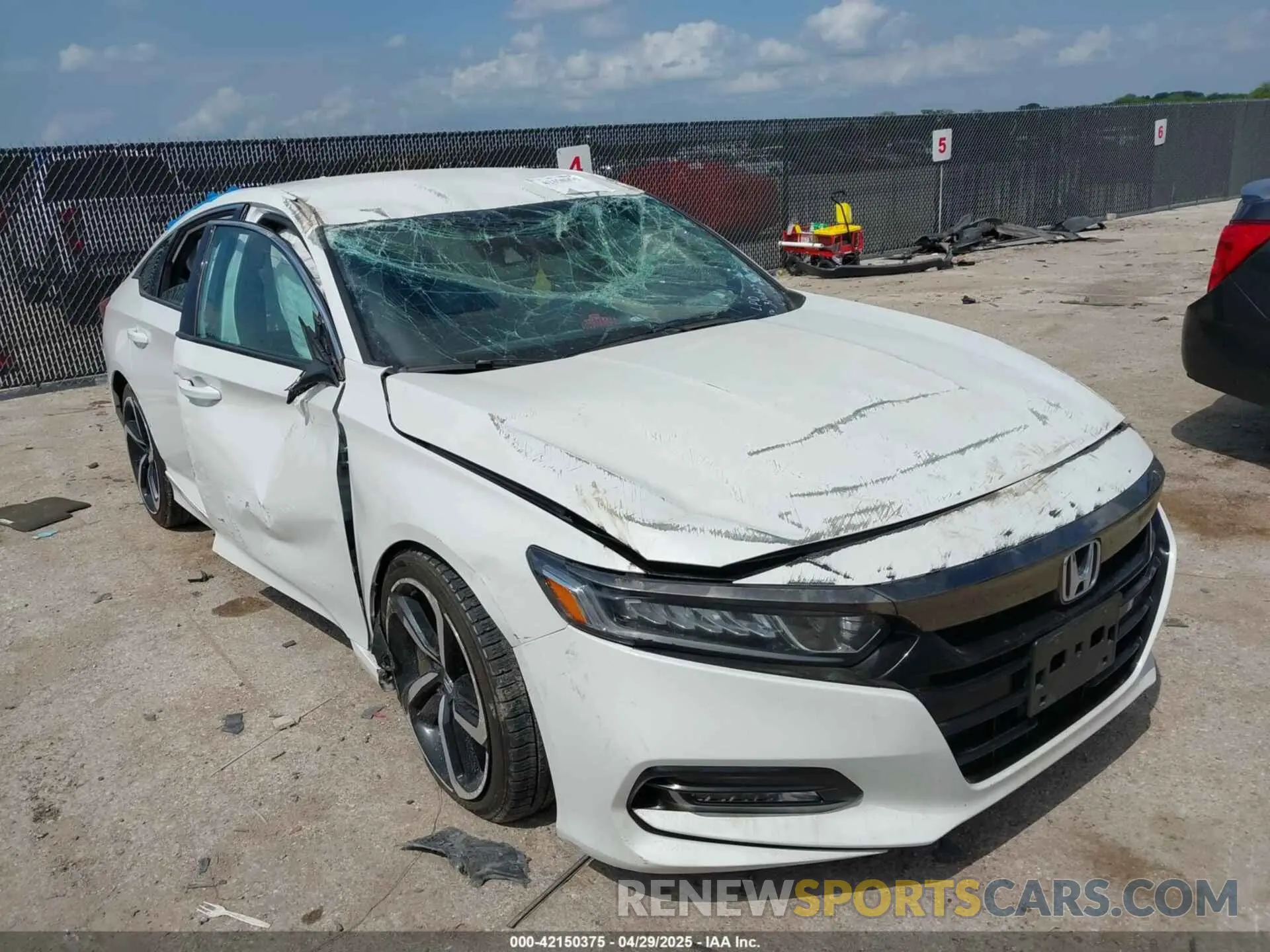 1 Photograph of a damaged car 1HGCV1F37LA023037 HONDA ACCORD 2020