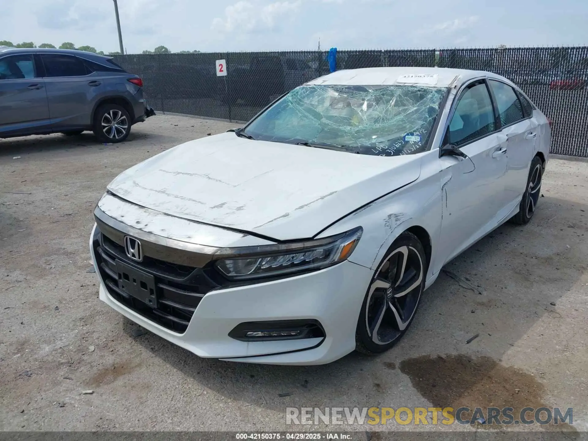 2 Photograph of a damaged car 1HGCV1F37LA023037 HONDA ACCORD 2020