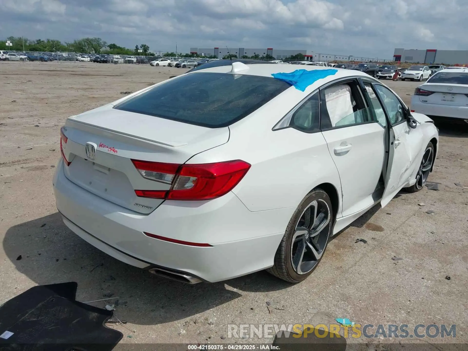 4 Photograph of a damaged car 1HGCV1F37LA023037 HONDA ACCORD 2020