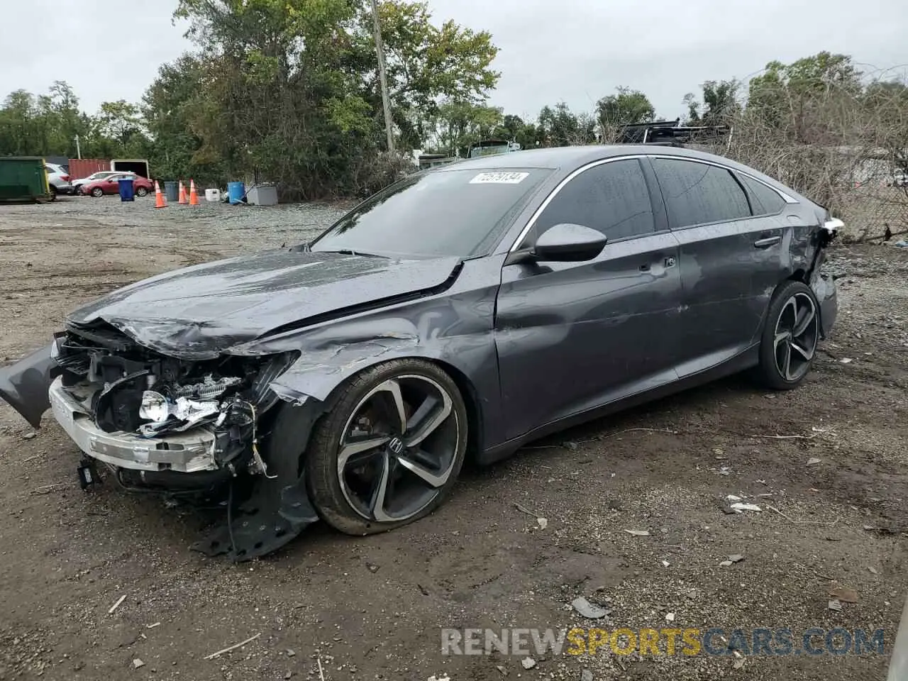 1 Photograph of a damaged car 1HGCV1F37LA040985 HONDA ACCORD 2020