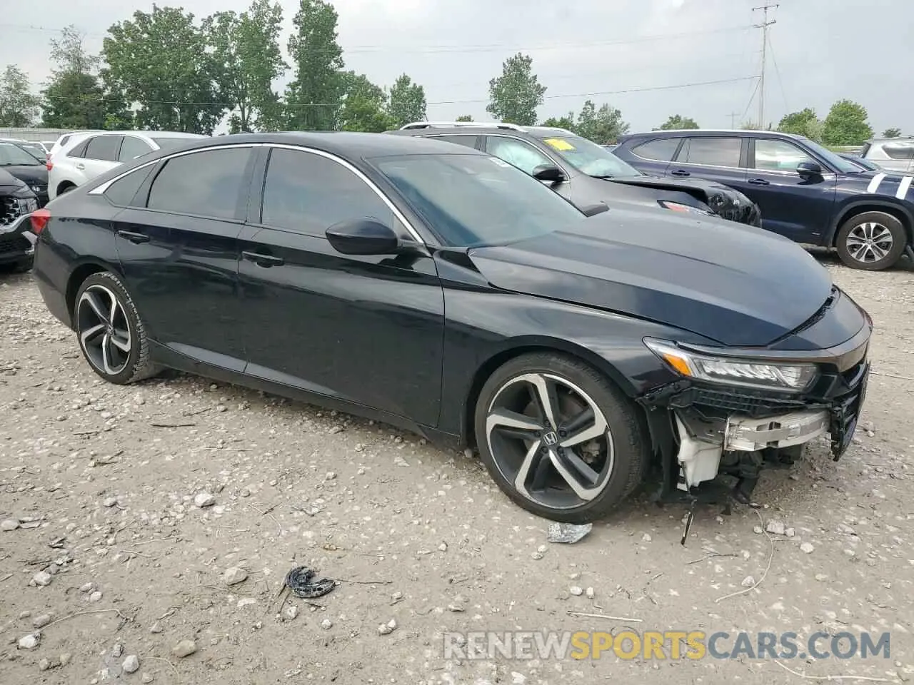 4 Photograph of a damaged car 1HGCV1F37LA053400 HONDA ACCORD 2020