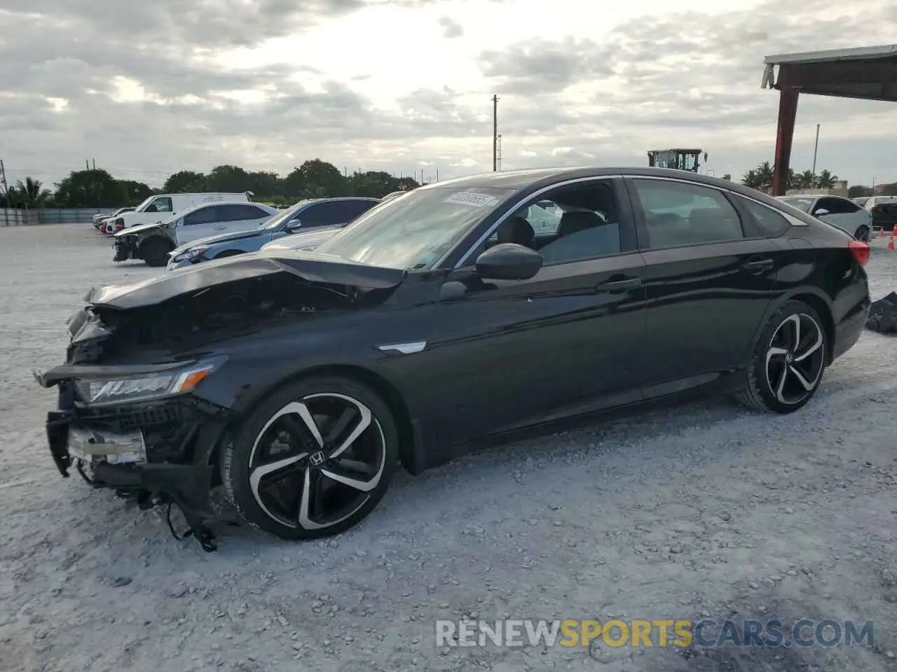 1 Photograph of a damaged car 1HGCV1F37LA053977 HONDA ACCORD 2020