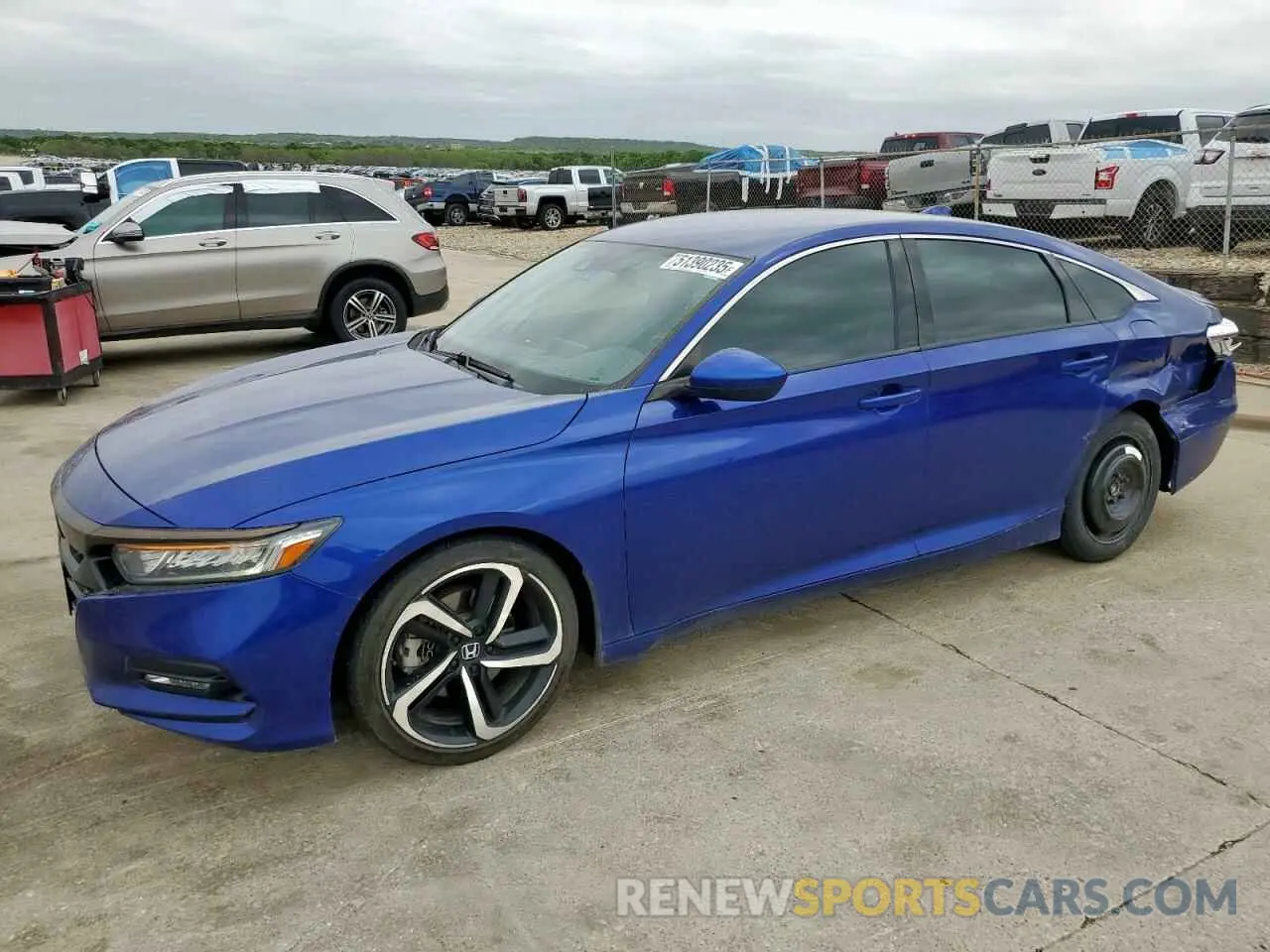 1 Photograph of a damaged car 1HGCV1F37LA069709 HONDA ACCORD 2020