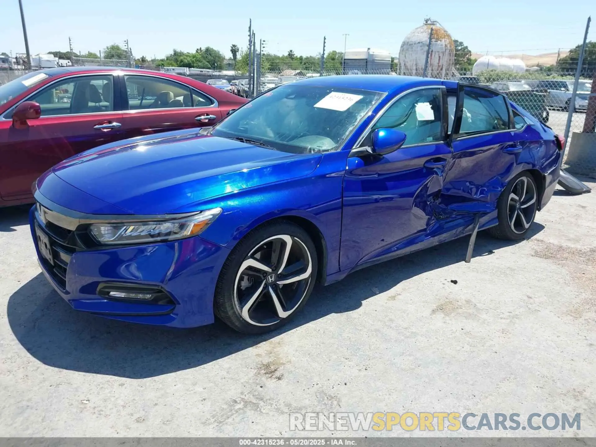 2 Photograph of a damaged car 1HGCV1F37LA101381 HONDA ACCORD 2020