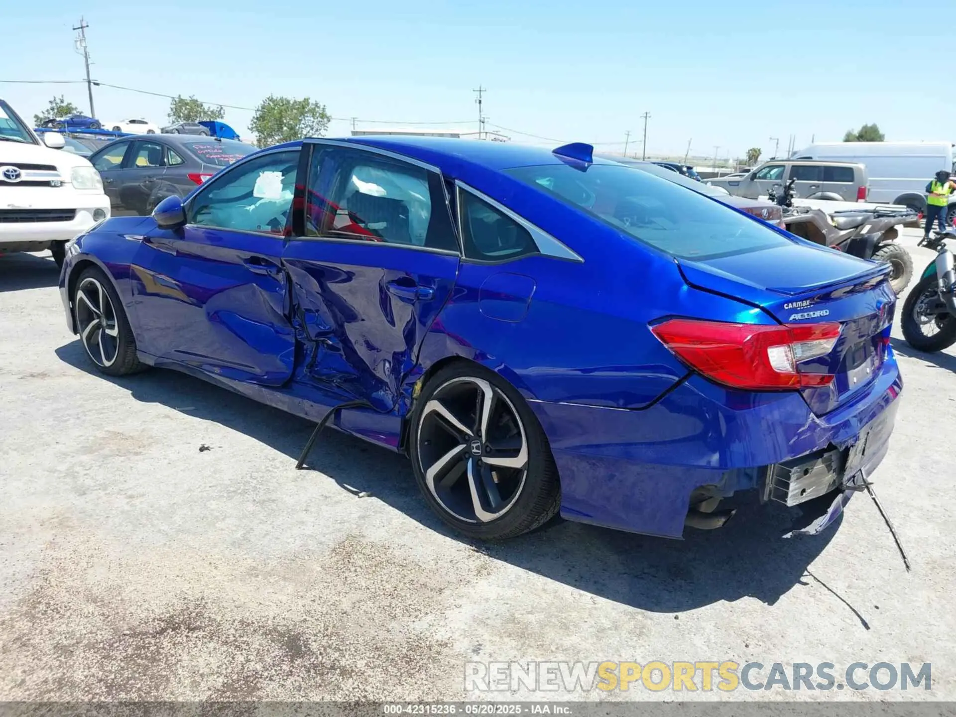 3 Photograph of a damaged car 1HGCV1F37LA101381 HONDA ACCORD 2020