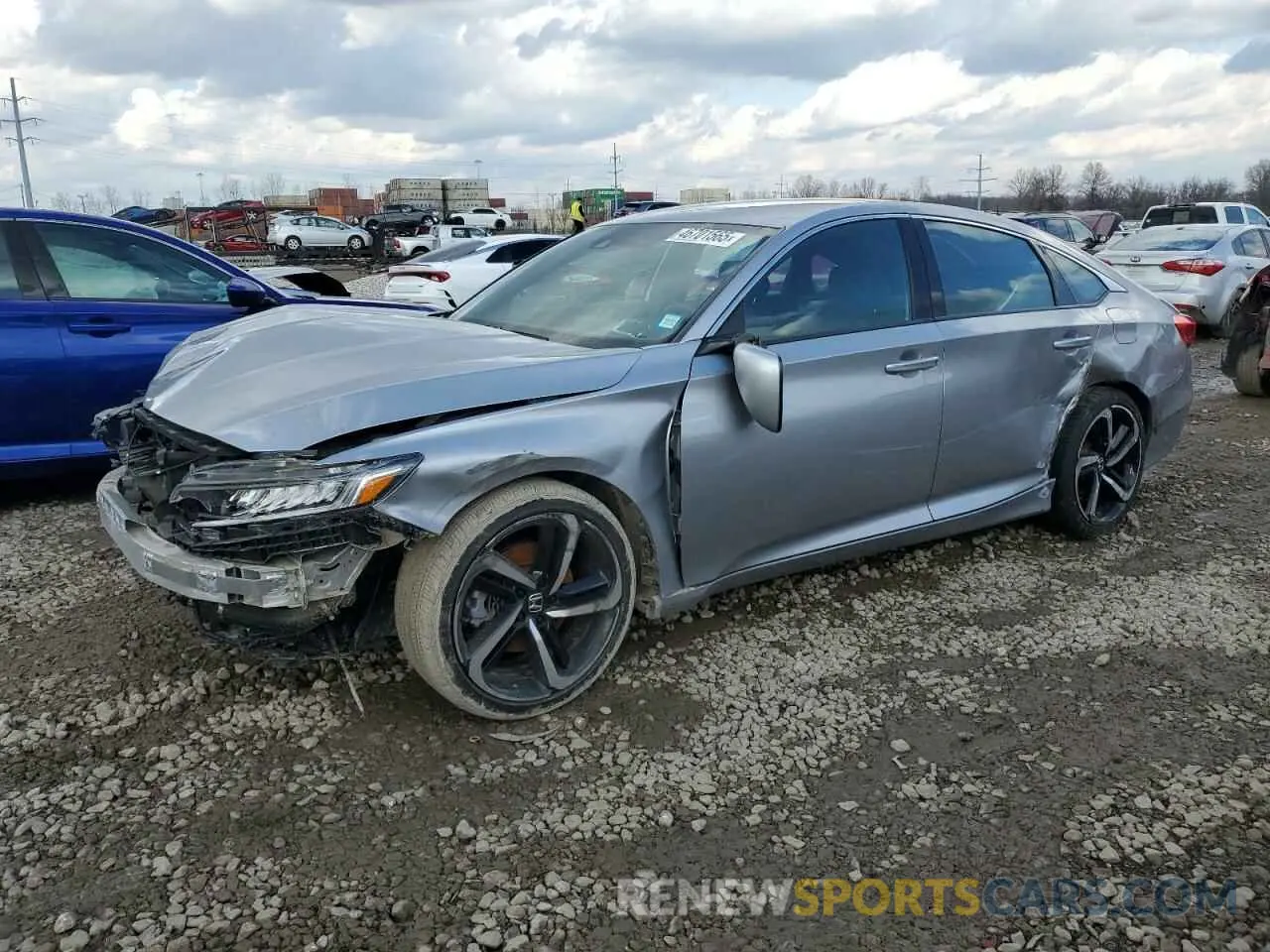 1 Photograph of a damaged car 1HGCV1F37LA110100 HONDA ACCORD 2020