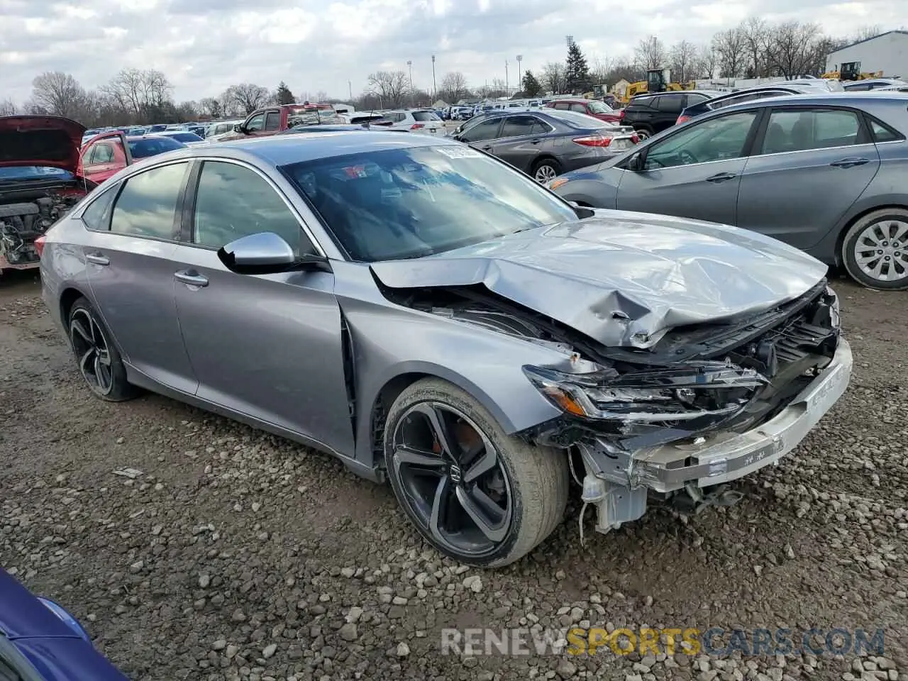 4 Photograph of a damaged car 1HGCV1F37LA110100 HONDA ACCORD 2020