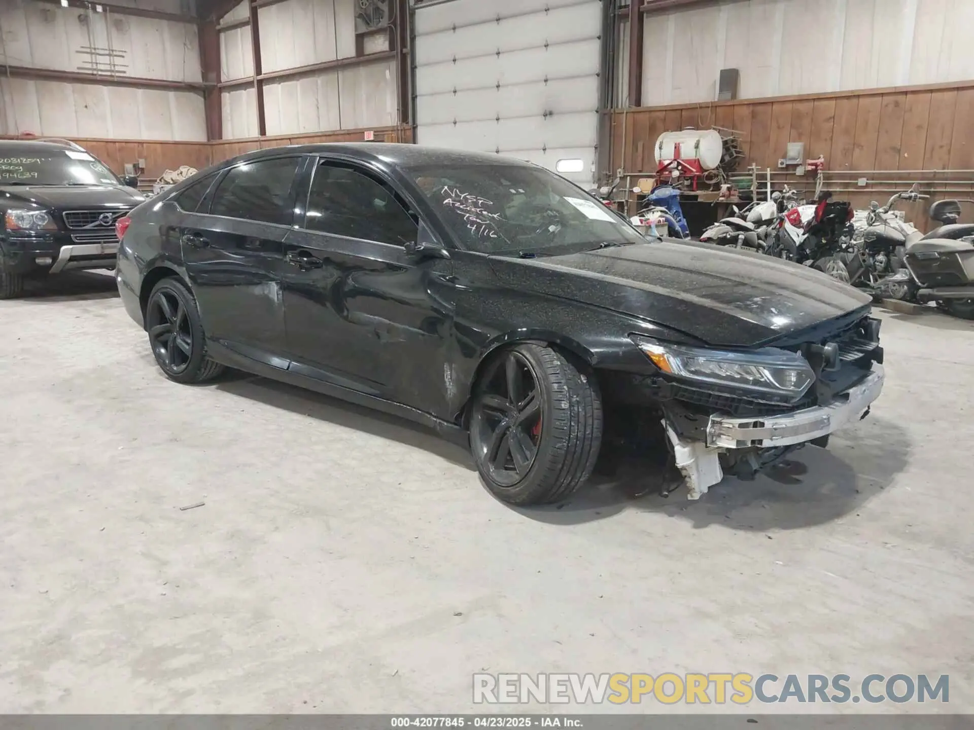 1 Photograph of a damaged car 1HGCV1F37LA110520 HONDA ACCORD 2020