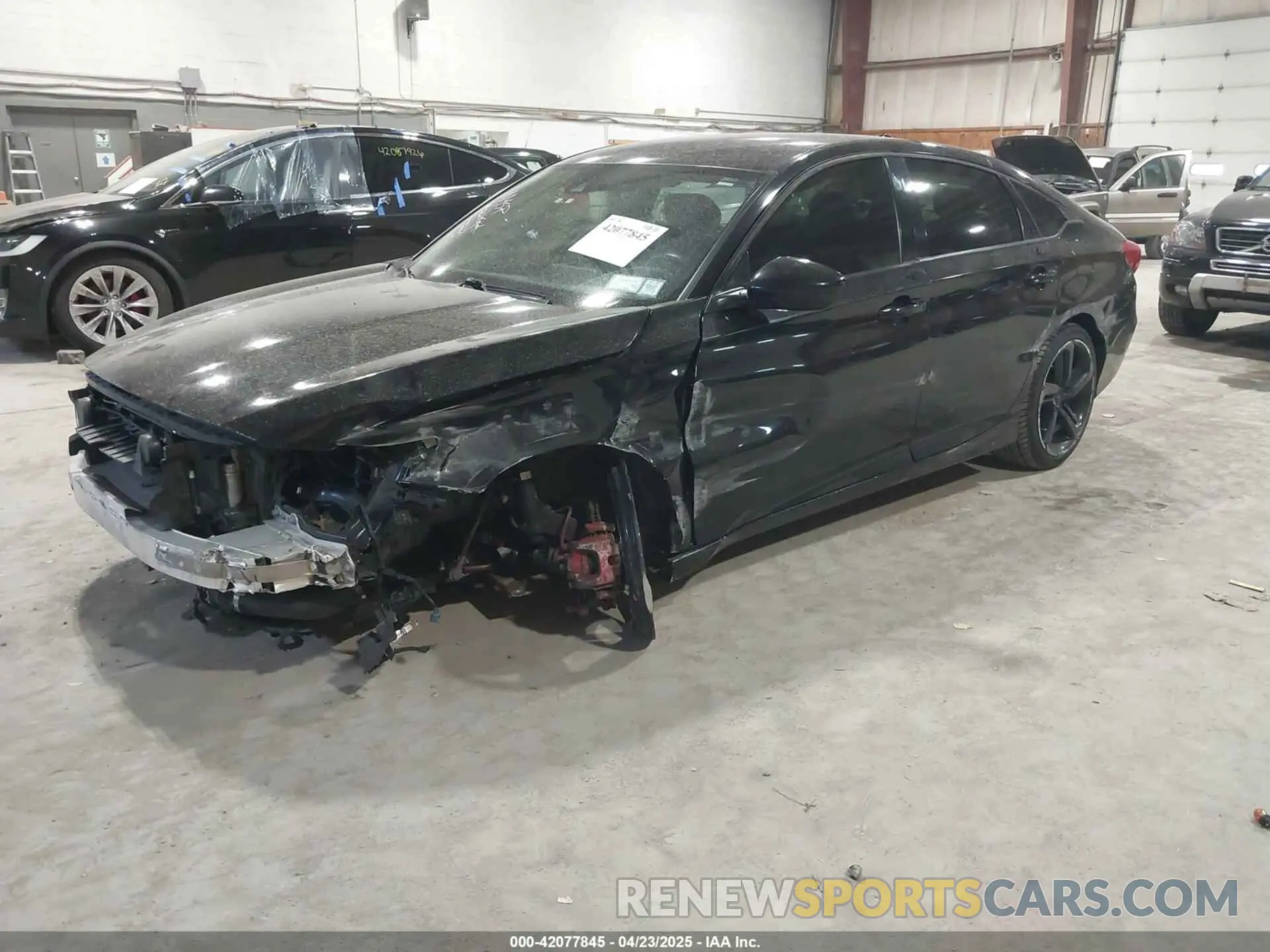 2 Photograph of a damaged car 1HGCV1F37LA110520 HONDA ACCORD 2020