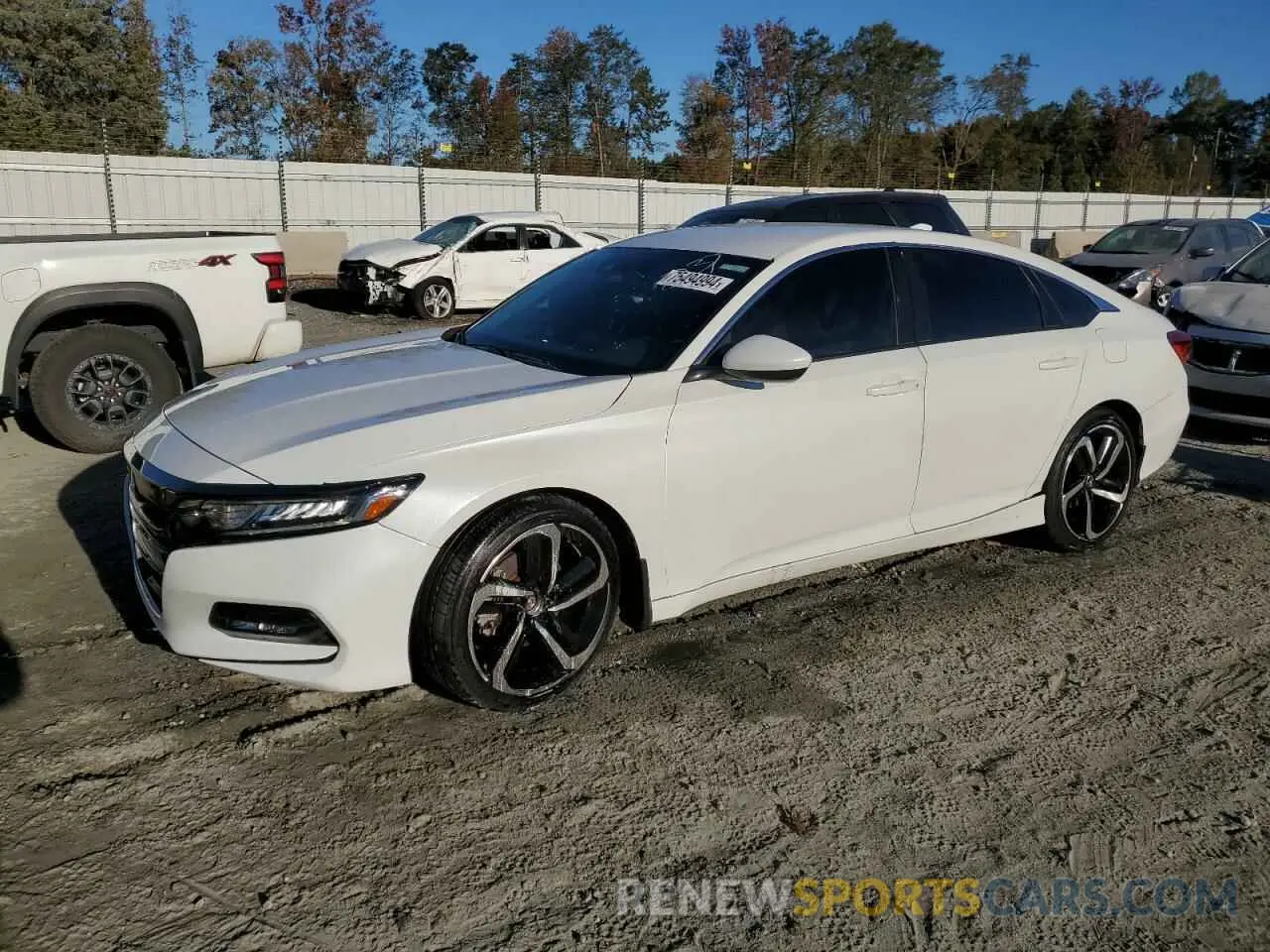 1 Photograph of a damaged car 1HGCV1F37LA119444 HONDA ACCORD 2020