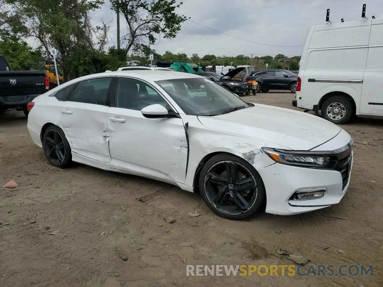 4 Photograph of a damaged car 1HGCV1F37LA135983 HONDA ACCORD 2020