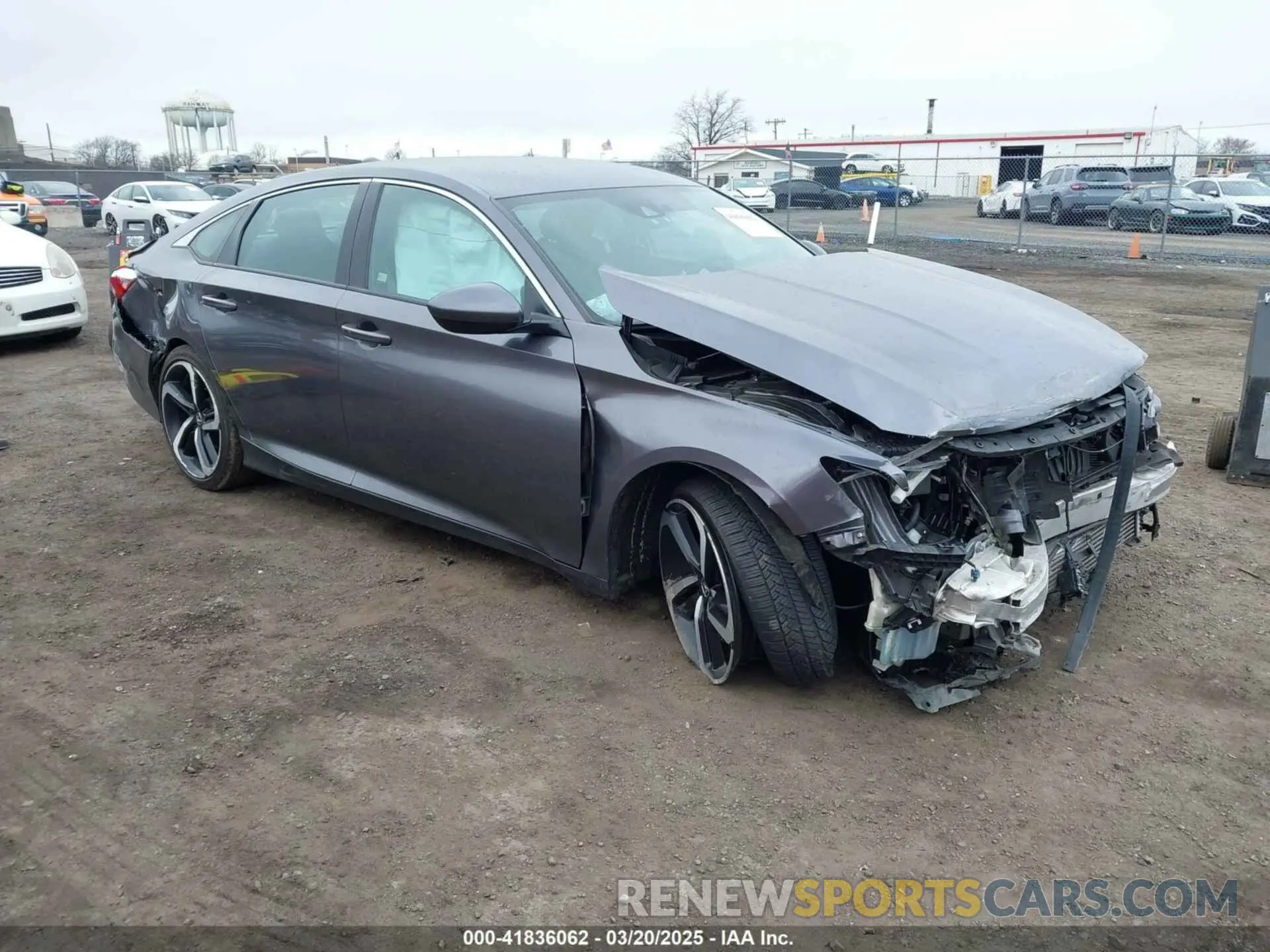 1 Photograph of a damaged car 1HGCV1F37LA140410 HONDA ACCORD 2020