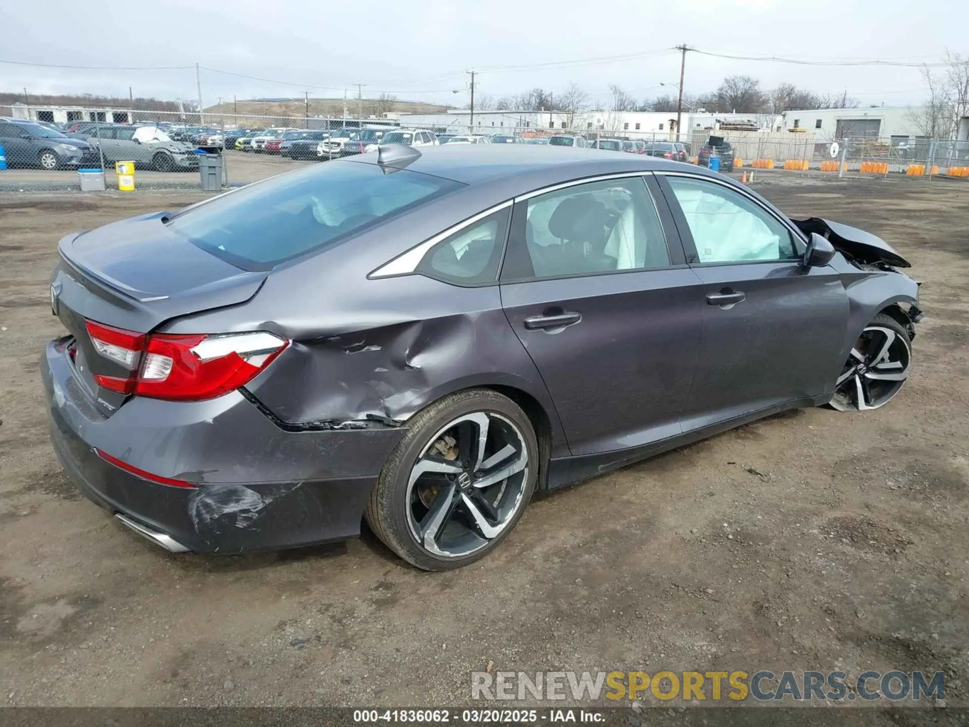 4 Photograph of a damaged car 1HGCV1F37LA140410 HONDA ACCORD 2020