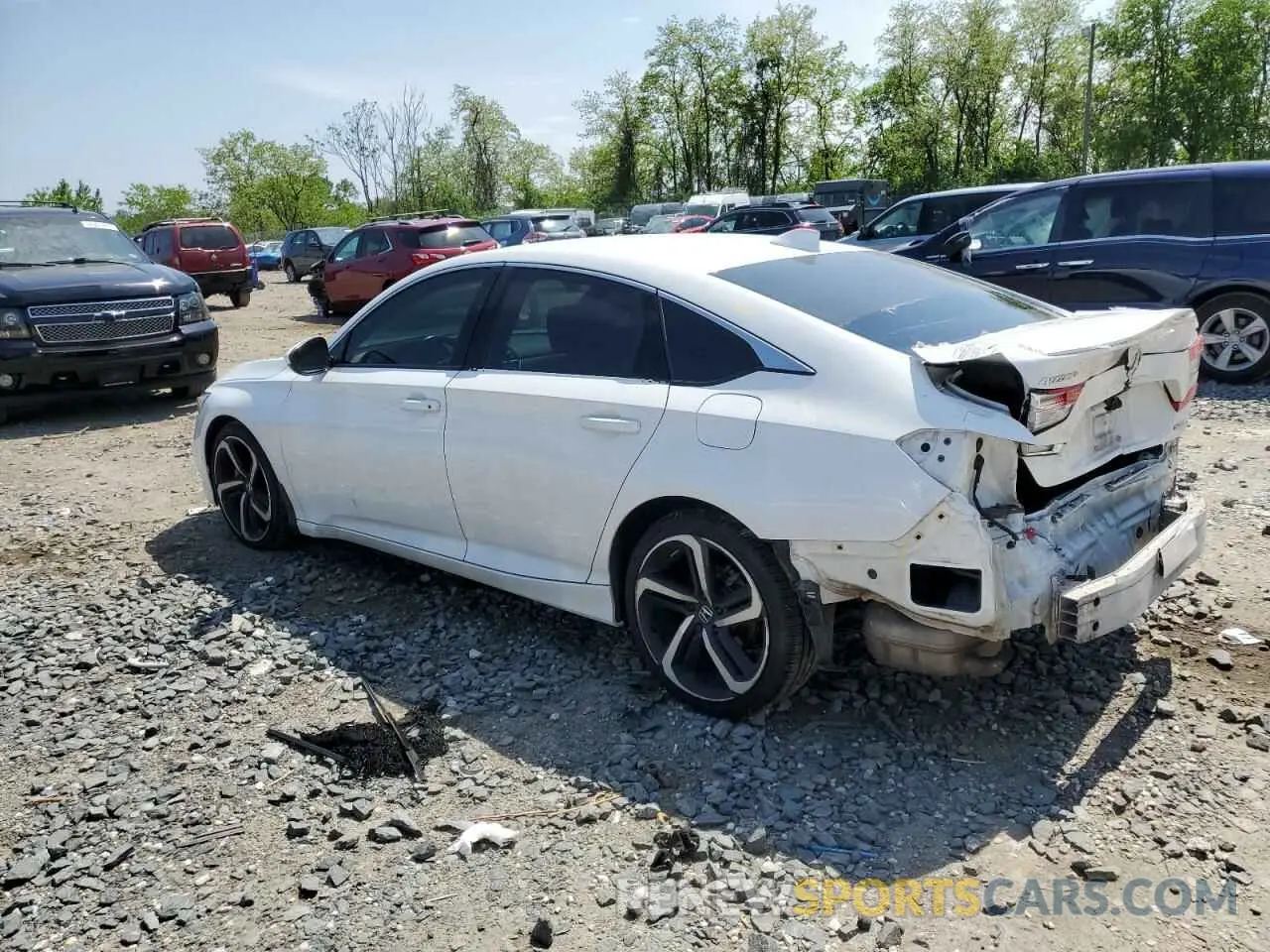 2 Photograph of a damaged car 1HGCV1F37LA144974 HONDA ACCORD 2020