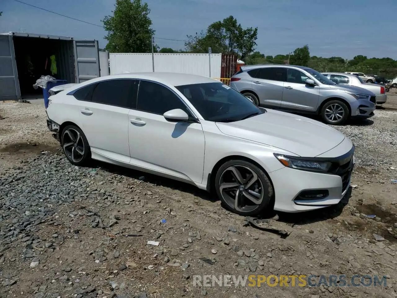 4 Photograph of a damaged car 1HGCV1F37LA144974 HONDA ACCORD 2020
