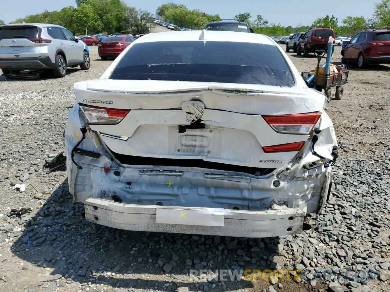 6 Photograph of a damaged car 1HGCV1F37LA144974 HONDA ACCORD 2020